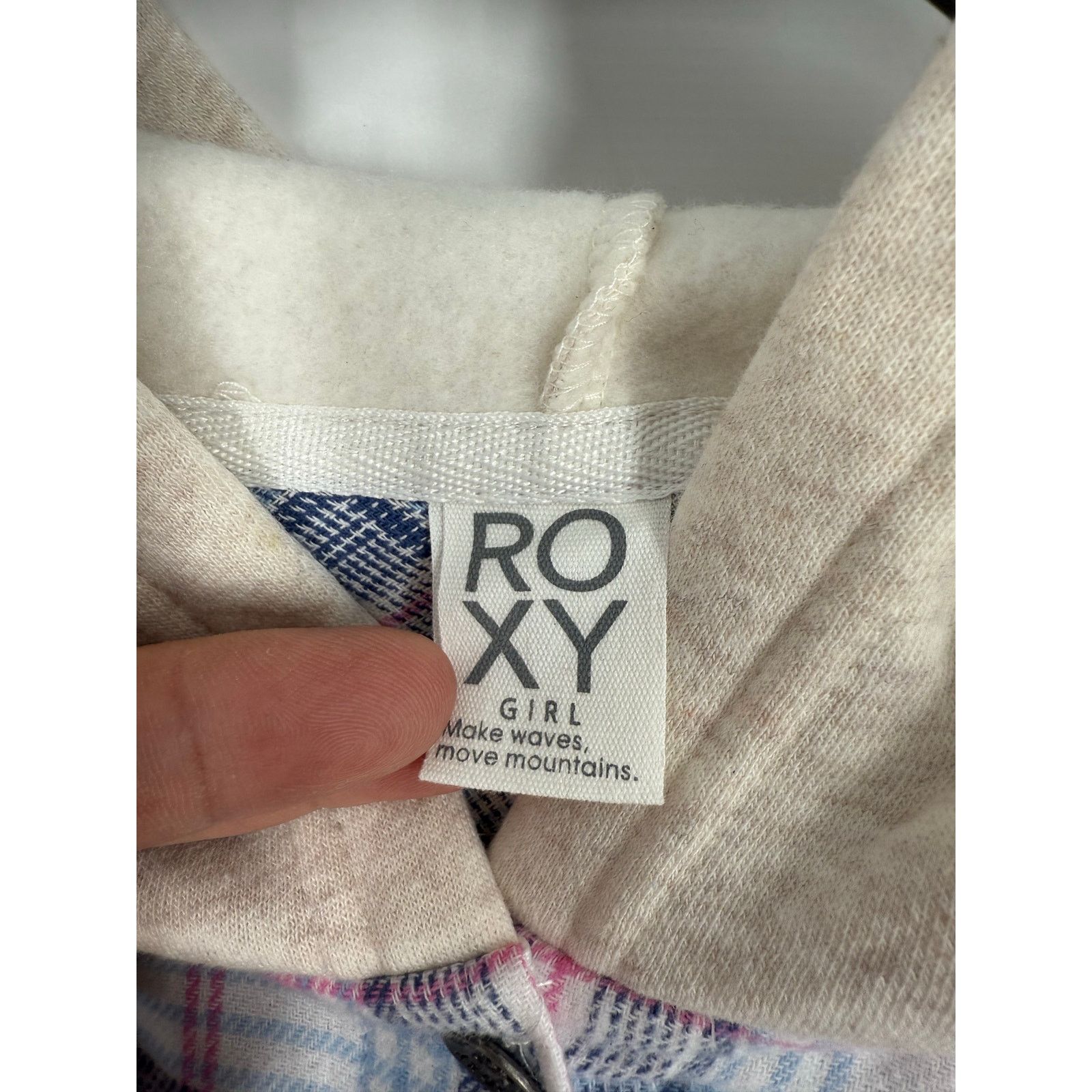 Other NEW Roxy Girl Lightweight Flannel Shirt Jacket Hoodie Large Size US L / EU 52-54 / 3 - 3 Thumbnail