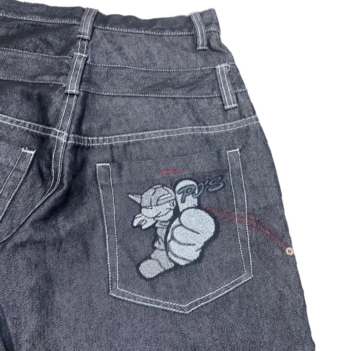 JNCO Vintage PJ Surf Denim Double Waist Baggy Pants Size US 29 - 11 Thumbnail