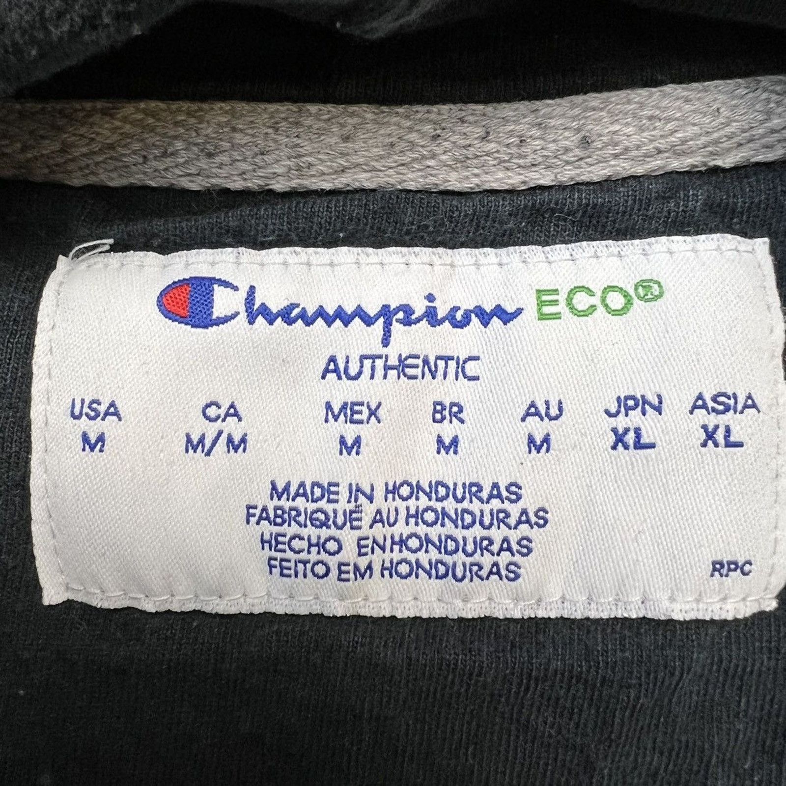 Champion × Vintage Champion Hoodie Authentic Eco Pullover Hooded Sweatshirt Size US M / EU 48-50 / 2 - 7 Thumbnail