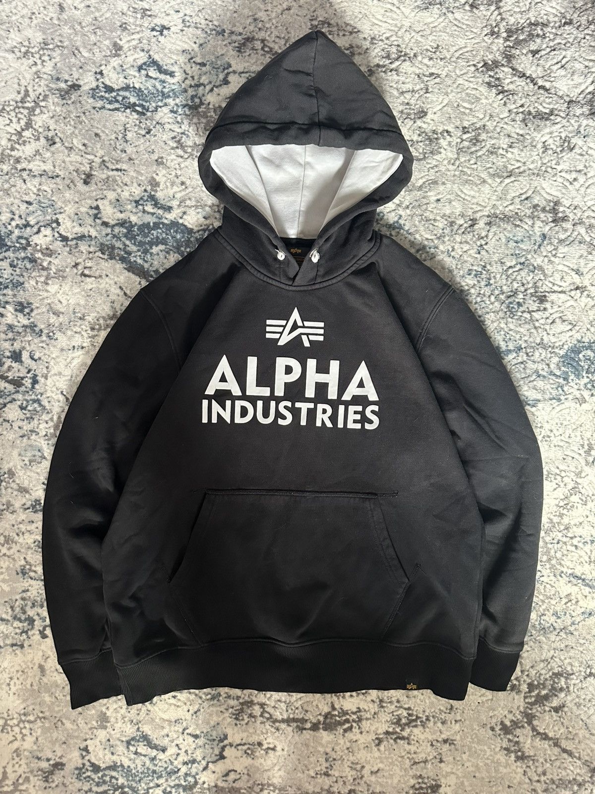 Alpha Industries Alpha Industries Contrast Hood Big Logo Hoodie Black Size US L / EU 52-54 / 3 - 1 Thumbnail