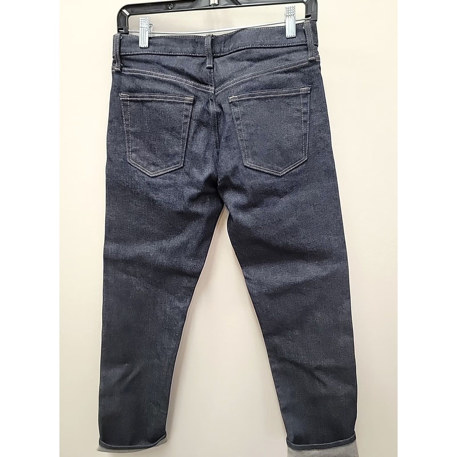Uniqlo Uniqlo Slim Straight Selvedge Jeans Sz 29x34 Blue Denim Stretch 5-Pocket Mens Regular Waist 34 Inseam 34 Dark Wash Vintage: No Size US 29 - 5 Thumbnail