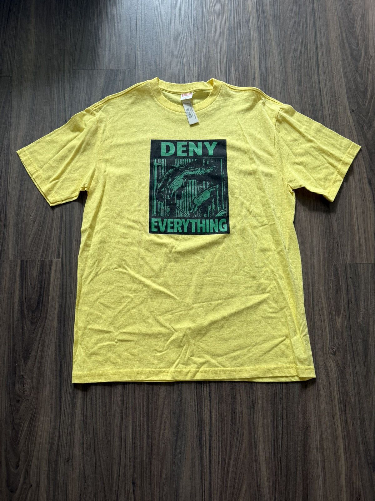 Supreme Deny Everything Tee Yellow Size XL – SS20