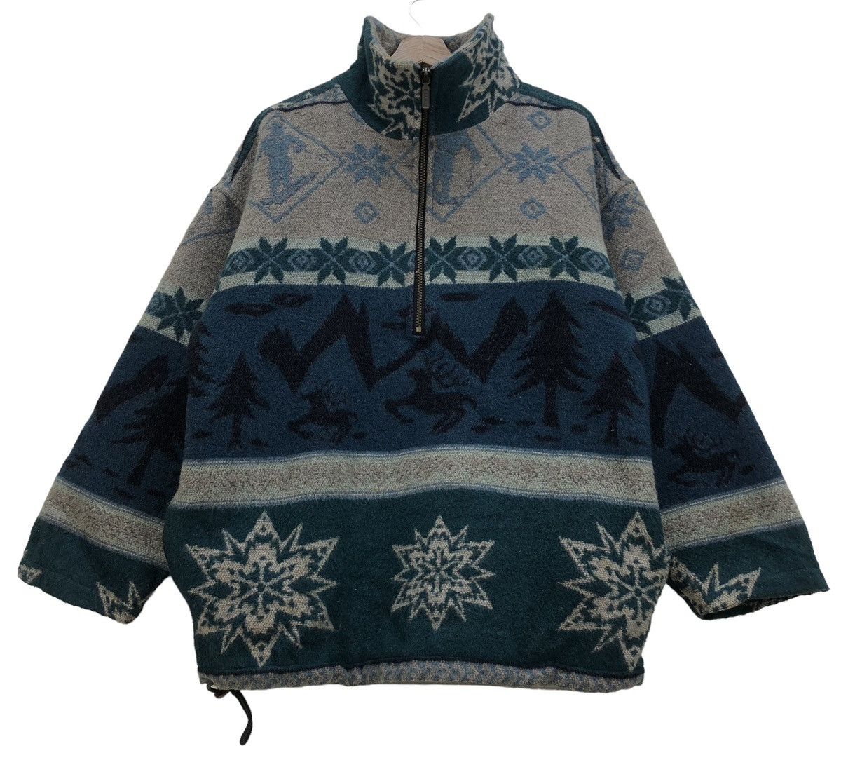 L.L. Bean 🔥Vintage LL Bean Aztec Full Print Story On Jacket Size US M / EU 48-50 / 2 - 2 Thumbnail
