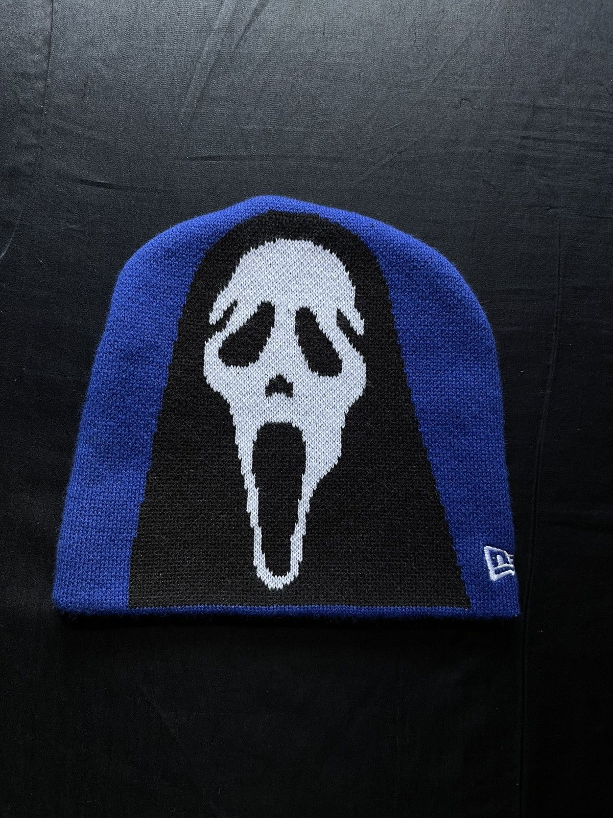 Supreme Supreme New Era Ghostface Beanie Blue Size ONE SIZE - 1 Thumbnail