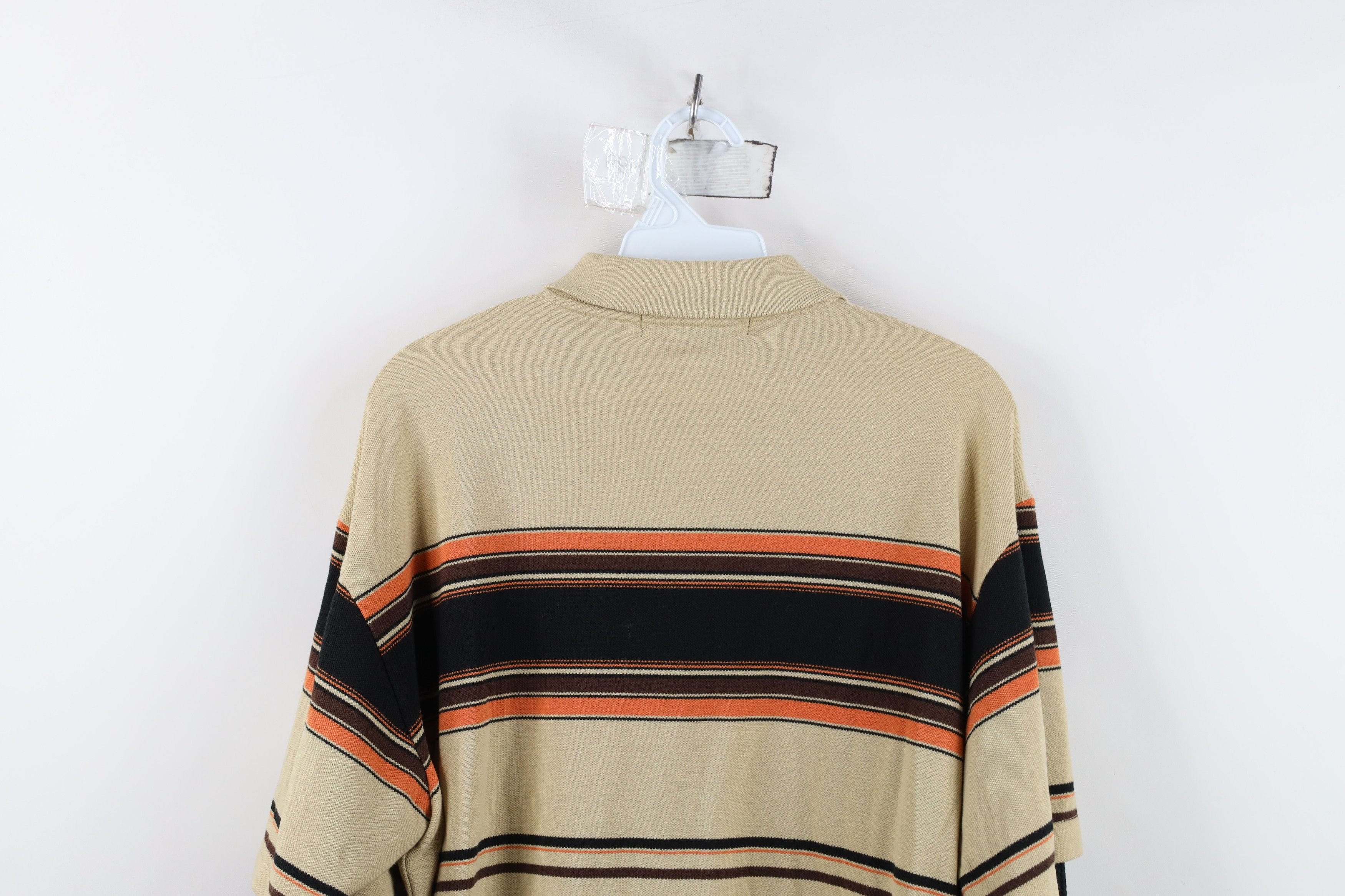 Vintage Vintage Y2K Streetwear Striped Long Sleeve Polo Shirt Size US L / EU 52-54 / 3 - 12 Thumbnail