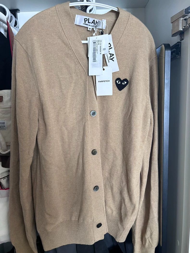 Comme des Garcons Comme Des Garcons V-neck wool cardigan Size US M / EU 48-50 / 2 - 1 Thumbnail