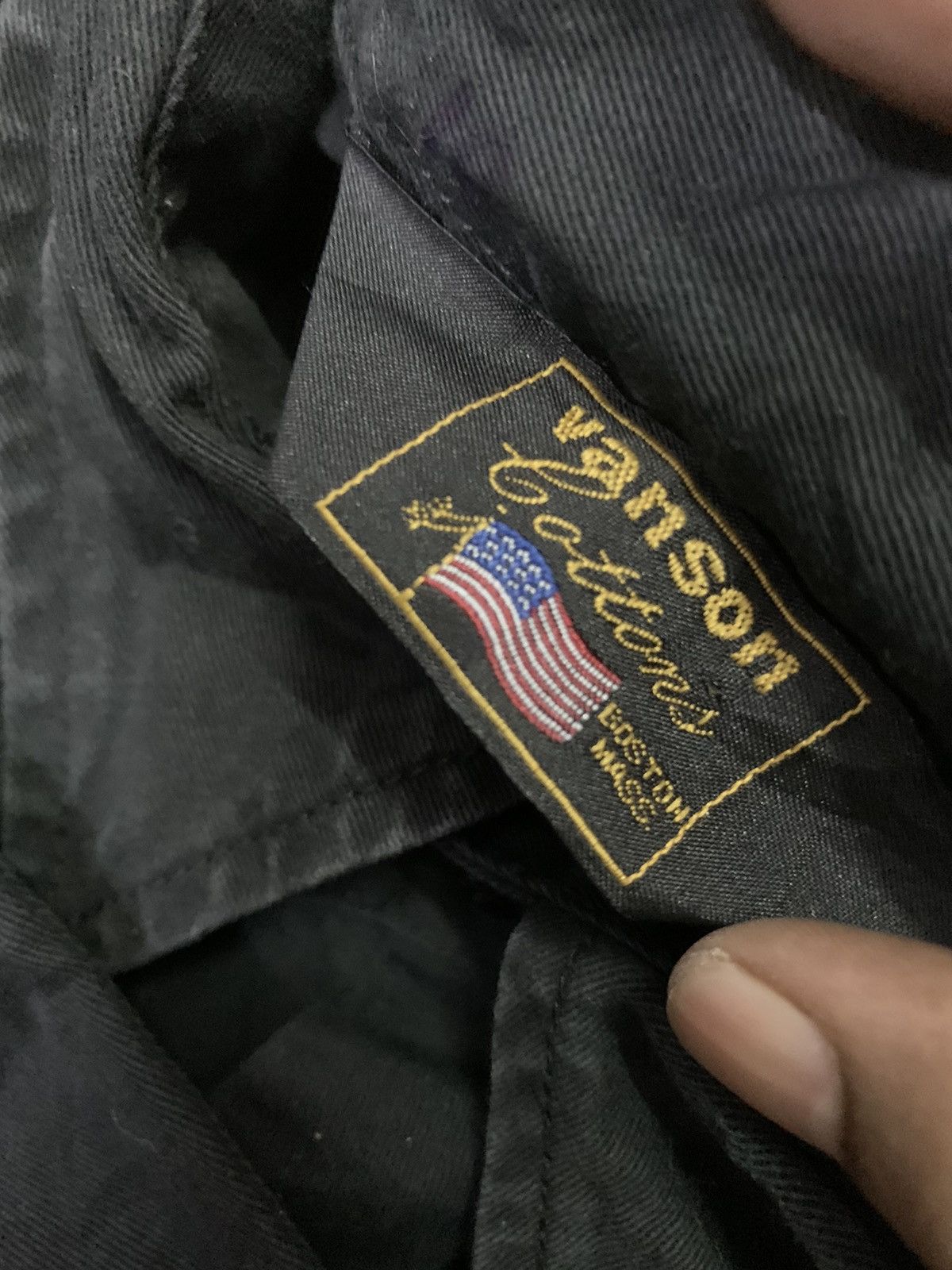 Vanson Leathers 💥Vintage Vanson Leather Sun Faded Shirt Size US L / EU 52-54 / 3 - 8 Thumbnail