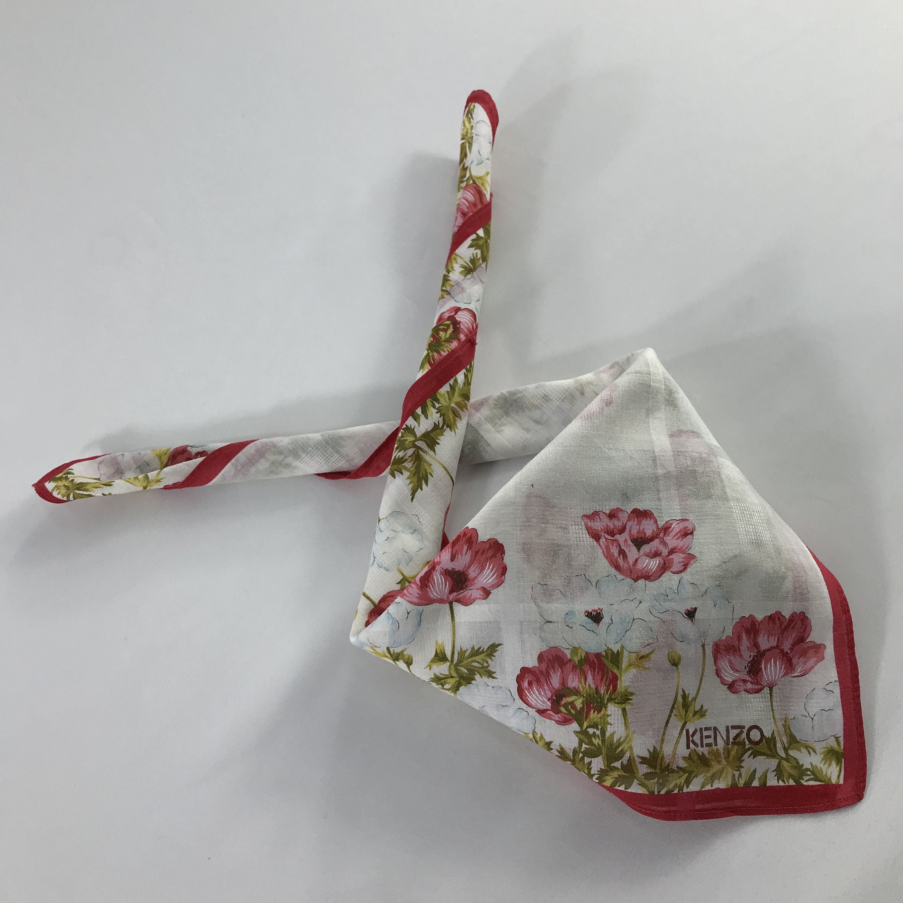Kenzo × Vintage Kenzo Bandana / Handkerchief / Neckerchief - S633 Size ONE SIZE - 4 Thumbnail