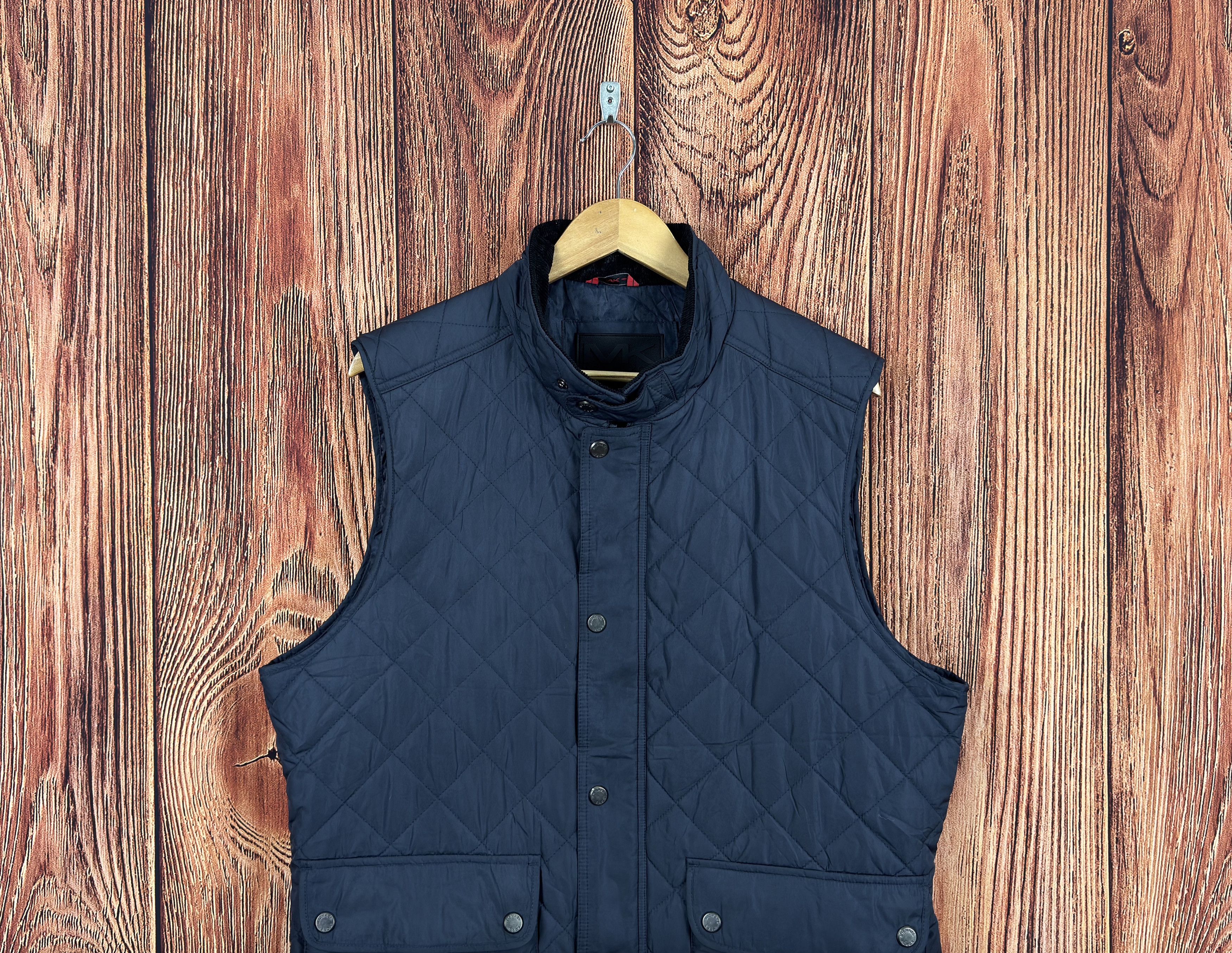 Michael Kors Michael Kors Blue Navy Gilet Vest Size US L / EU 52-54 / 3 - 2 Thumbnail