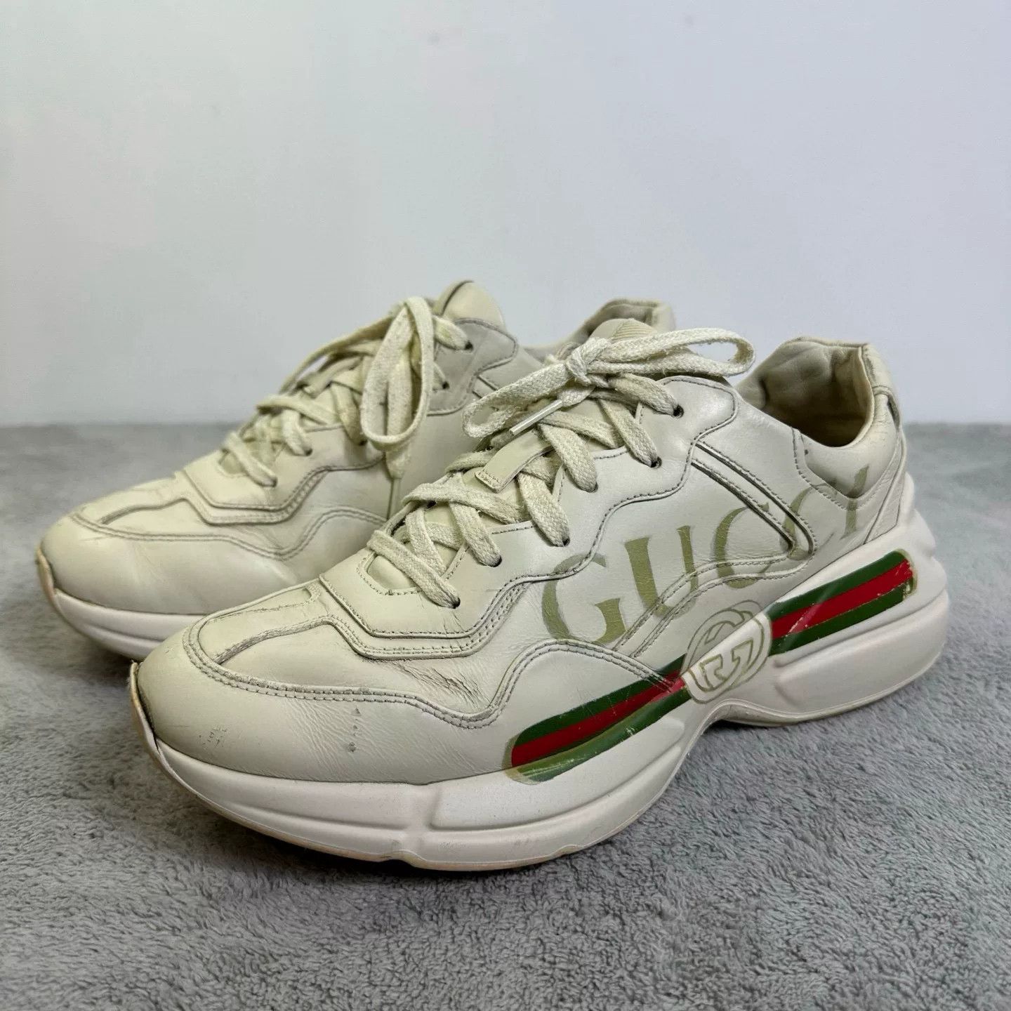 Gucci Gucci Retro White Lowtop Sneakers 41 Men Size US 8.5 / EU 41-42 - 1 Thumbnail