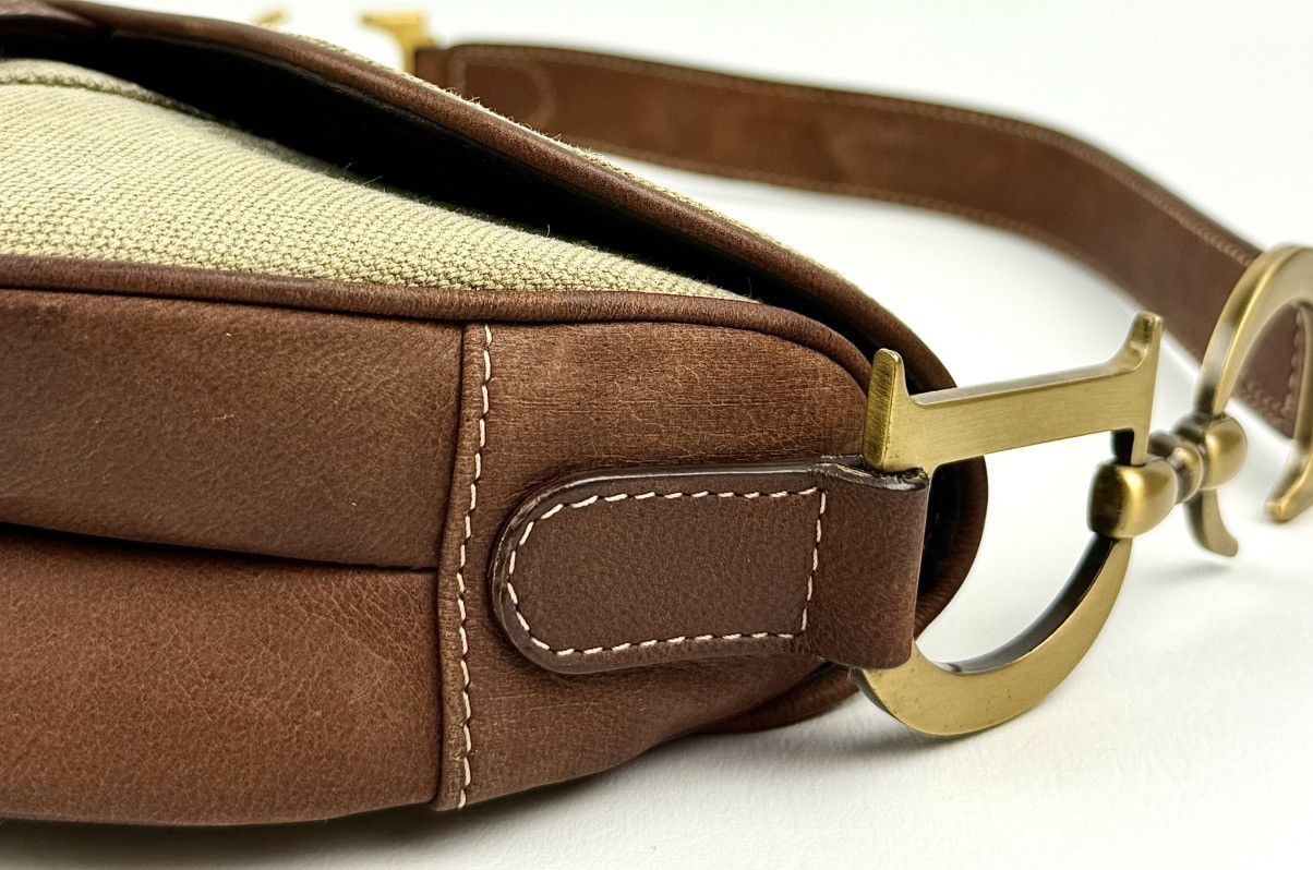 Dior Dior - John Galliano - SS/03 - Khaki & Brown - Saddle Size ONE SIZE - 15 Thumbnail