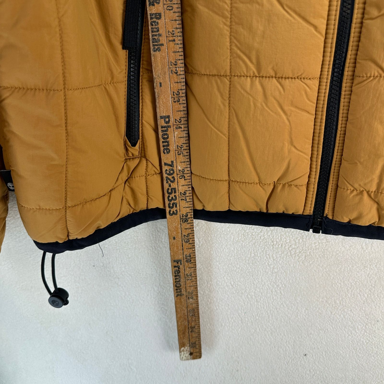 Timberland TIMBERLAND MEN'S X-LARGE WHEAT ZIP UP QUILTED CARGO JACKET Size US XL / EU 56 / 4 - 4 Thumbnail