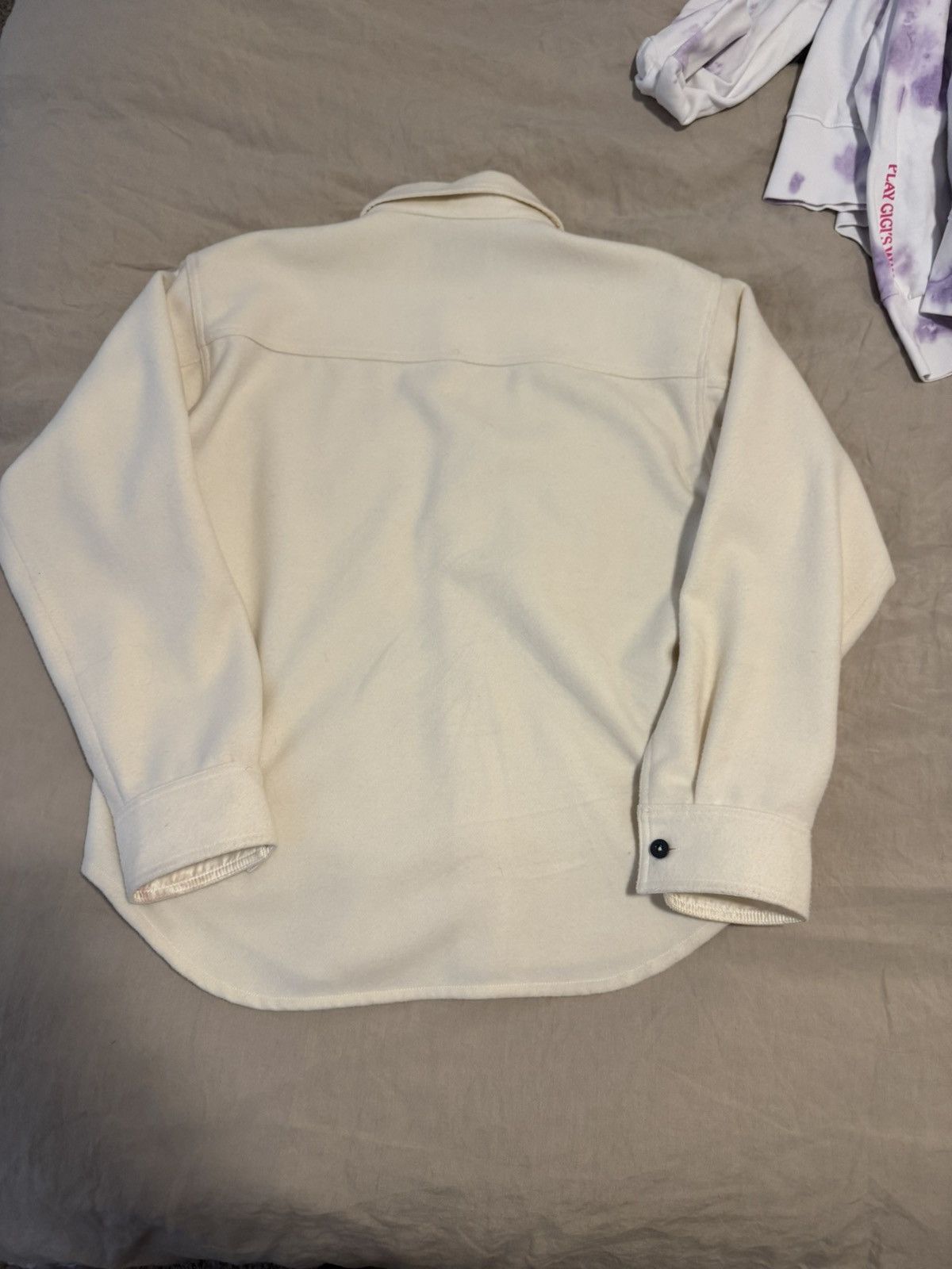 Vuja De Vuja De 005 White Wool Jacket Size US L / EU 52-54 / 3 - 2 Thumbnail