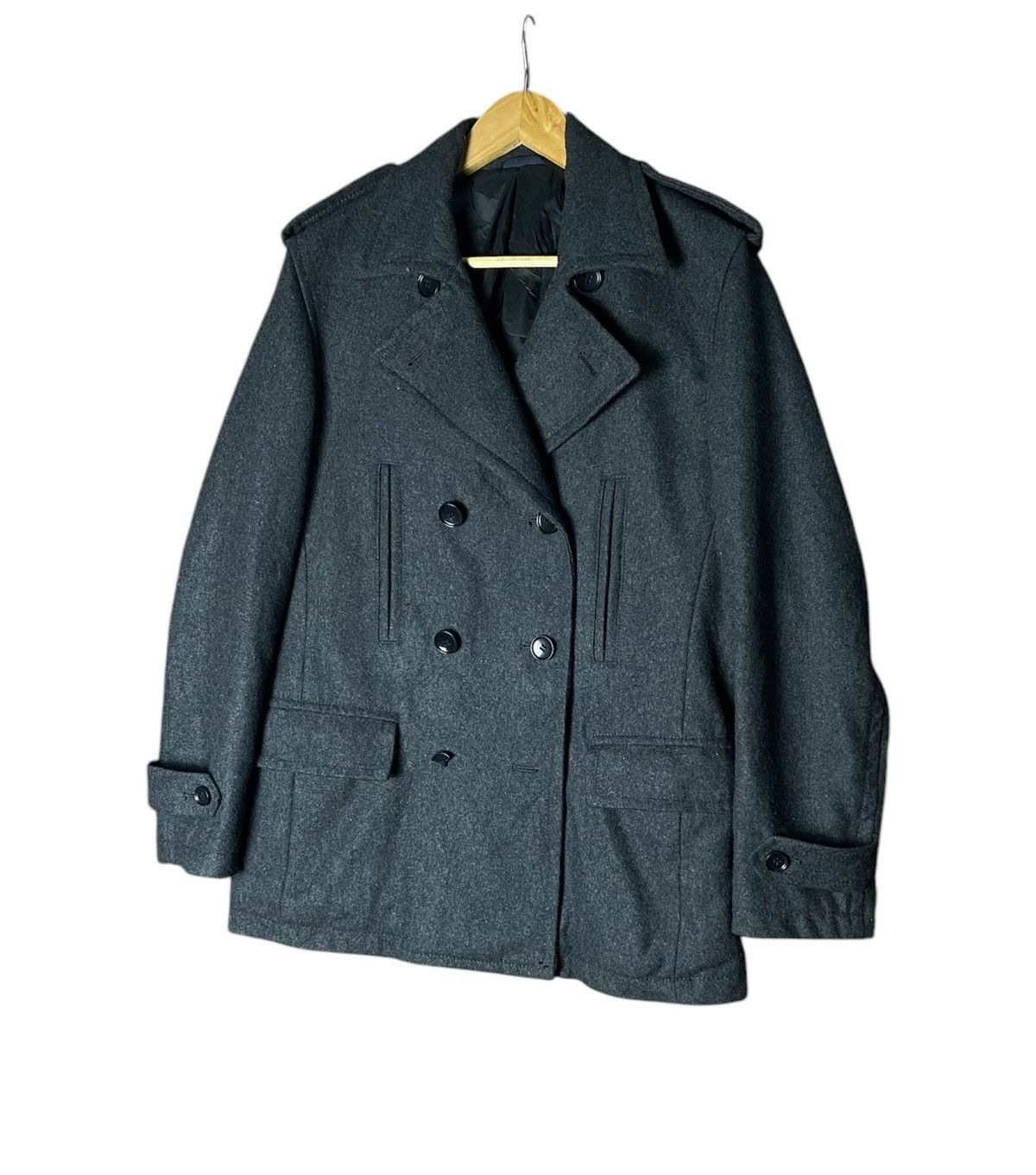 Comme Ca Ism × Japanese Brand Vintage Comme Ca Ism Co Ltd Double Breast Wool Jacket Size US M / EU 48-50 / 2 - 2 Thumbnail