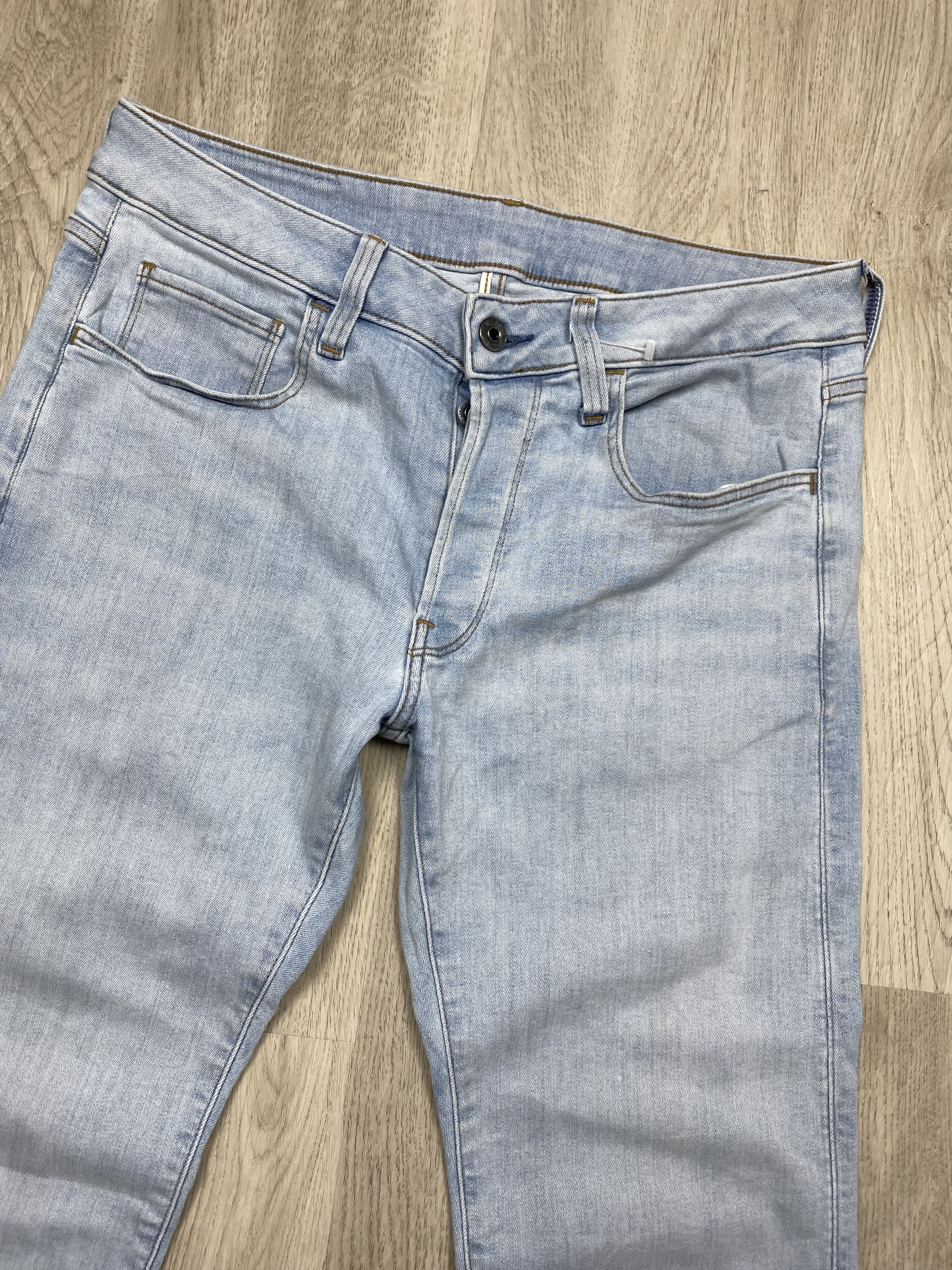 G-Star G Star Raw 3301 Mens Deconstructed Slim Denim Pants Jeans Size US 30 / EU 46 - 4 Thumbnail