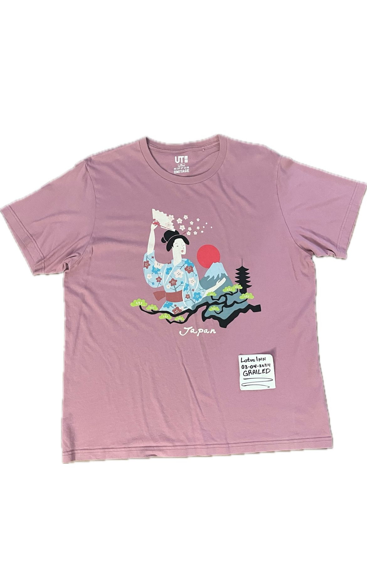 Uniqlo Uniqlo Nippon Omiyage Japan T-Shirt Short Sleeve Size US XL / EU 56 / 4 - 1 Thumbnail