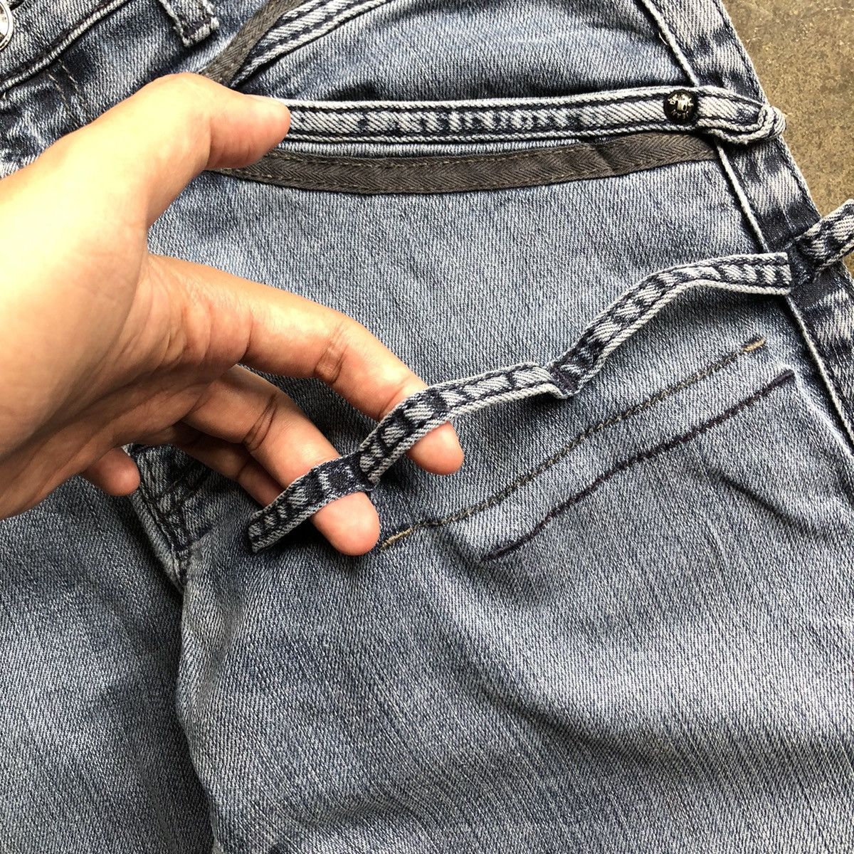 Marithe + Francois Girbaud × Vintage Marithe Francois Girbaud Flare Jeans 🍒 Size US 33 - 7 Thumbnail