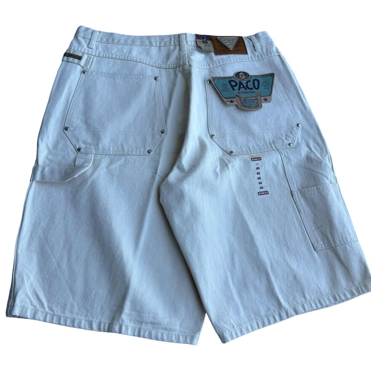 JNCO × Southpole × Vintage NWT PACO CARPENTER JEANS BAGGY JORTS Y2K Vintage Shorts FUBU Size US 40 / EU 56 - 1 Thumbnail