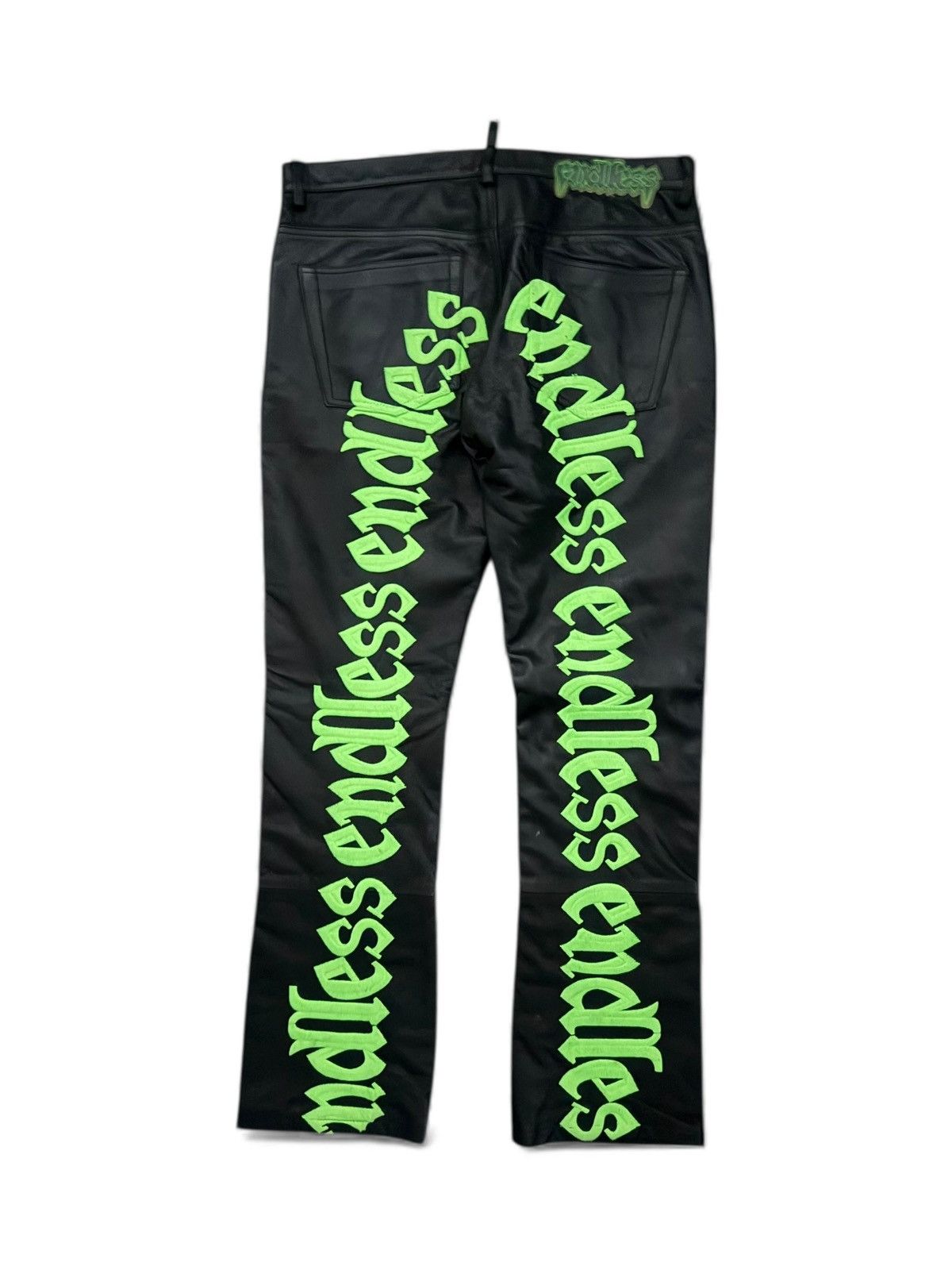 Endless Endless Denim Leather Pants | Grailed