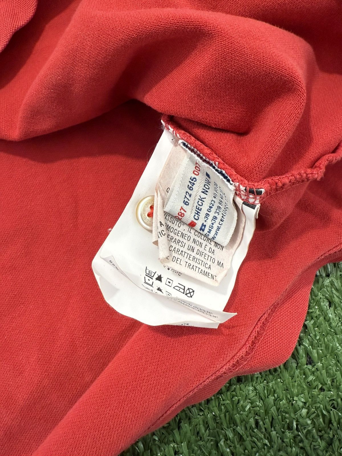 Moncler Moncler Polo Manglia Manica Corta Red Size US L / EU 52-54 / 3 - 5 Thumbnail