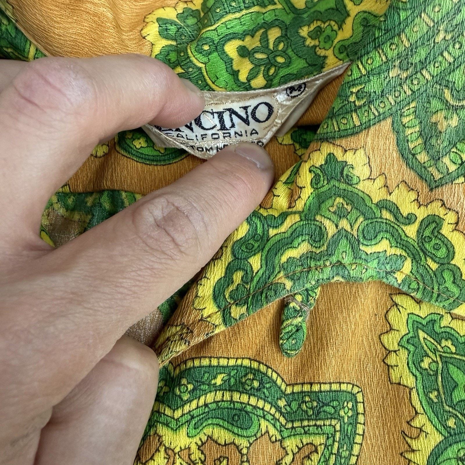 Vintage Vintage 50s 60s Encino Paisley Shirt Sz M Loop Collar Size US M / EU 48-50 / 2 - 5 Thumbnail