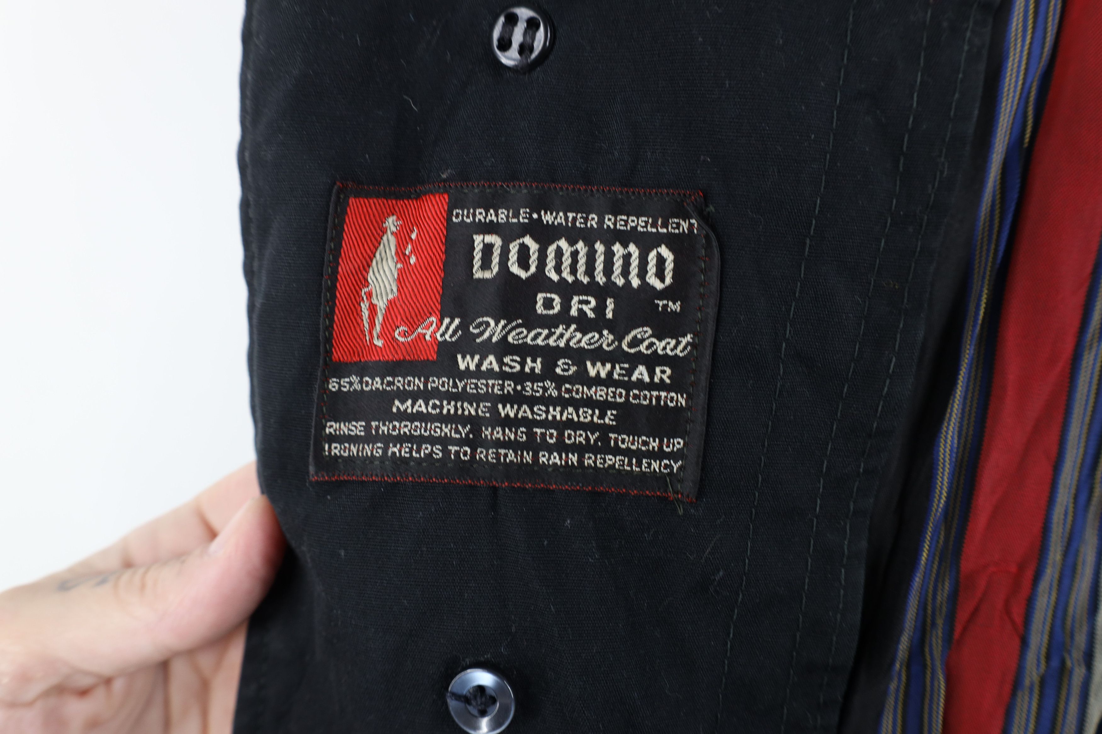 Vintage Vintage 50s 60s Rockabilly Trench Coat Rain Jacket Black USA Size US XXL / EU 58 / 5 - 10 Thumbnail