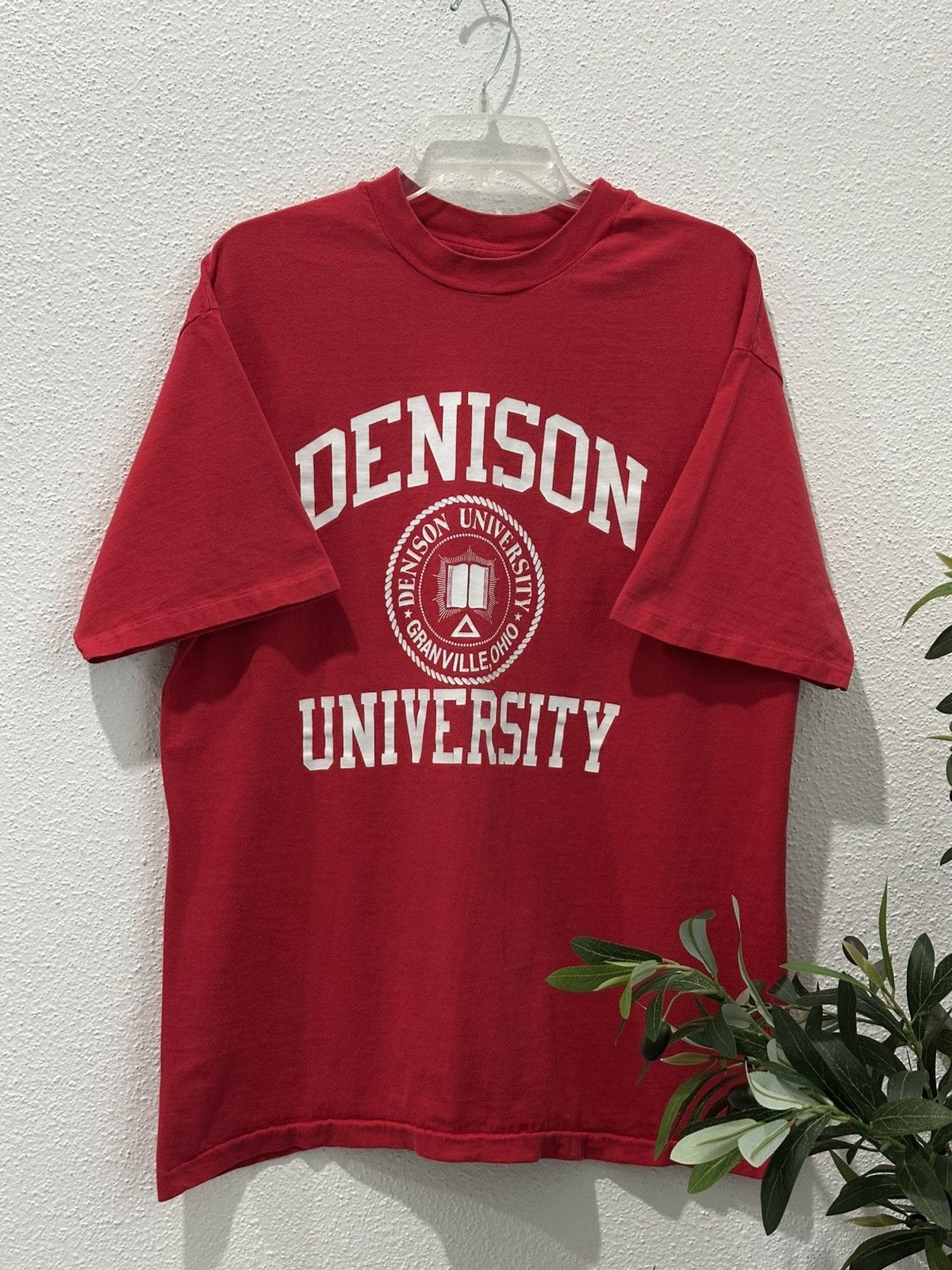 Other Vintage 80s Denison University Tshirt Single Stitch USA Made Size US XXL / EU 58 / 5 - 2 Thumbnail