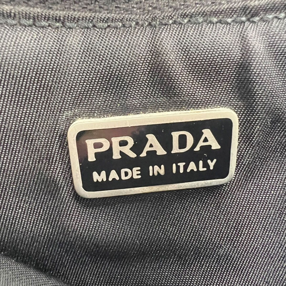 Prada Prada 1999 Grey Canvas Shoulder Bag Size ONE SIZE - 7 Thumbnail