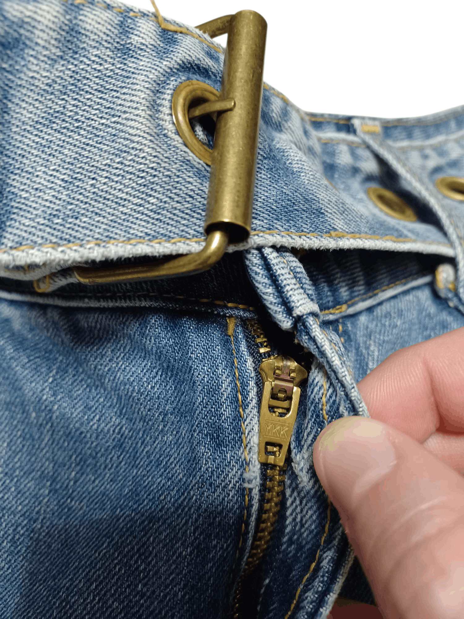 Lee LEE VINTAGE 80S 90S FLARED AVANT GARDE USA JEANS DENIM Size US 31 - 3 Thumbnail