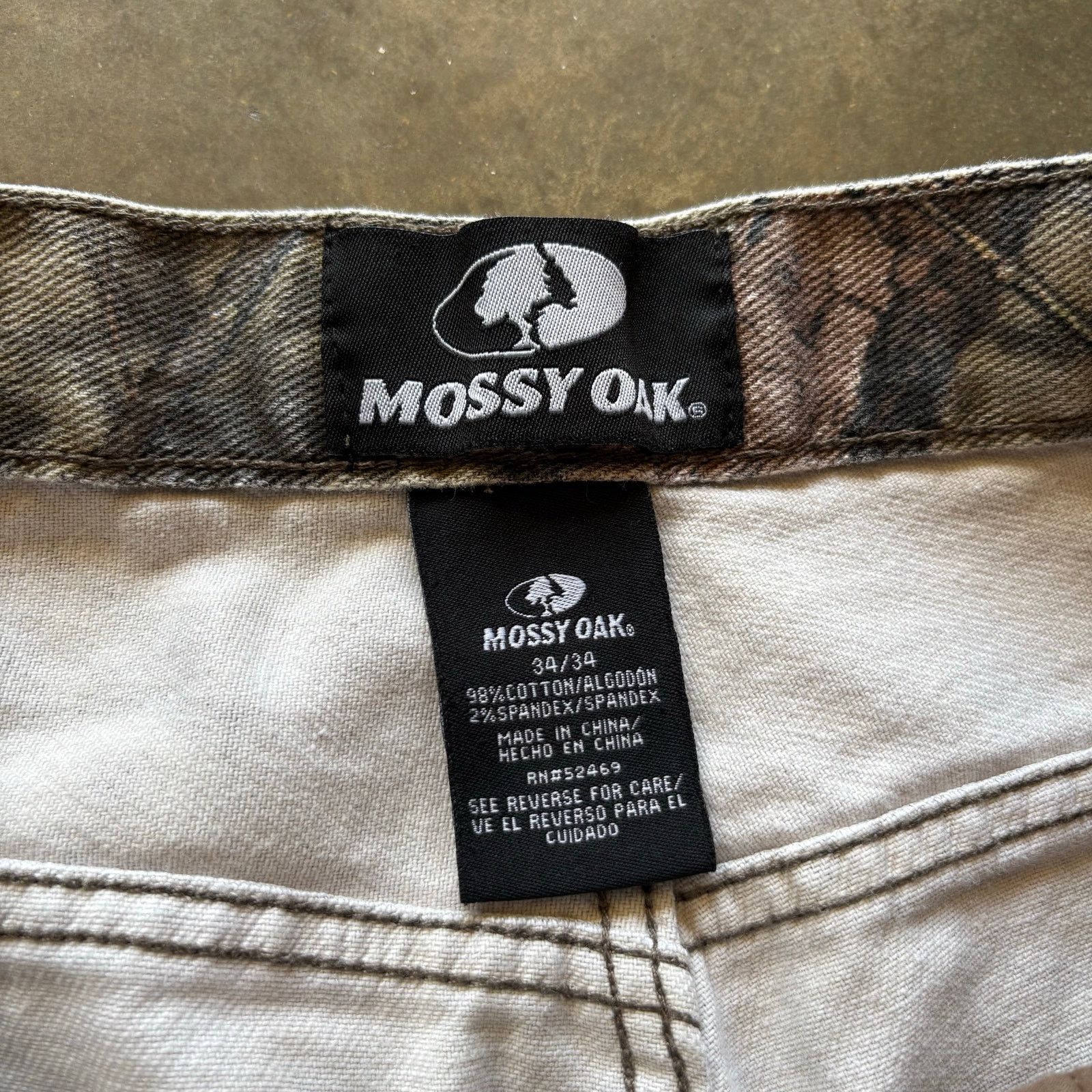 Mossy Oaks × Vintage Vintage Essential Mossy Oak Camouflage Blue Jeans 34x34 Size US 34 / EU 50 - 4 Thumbnail