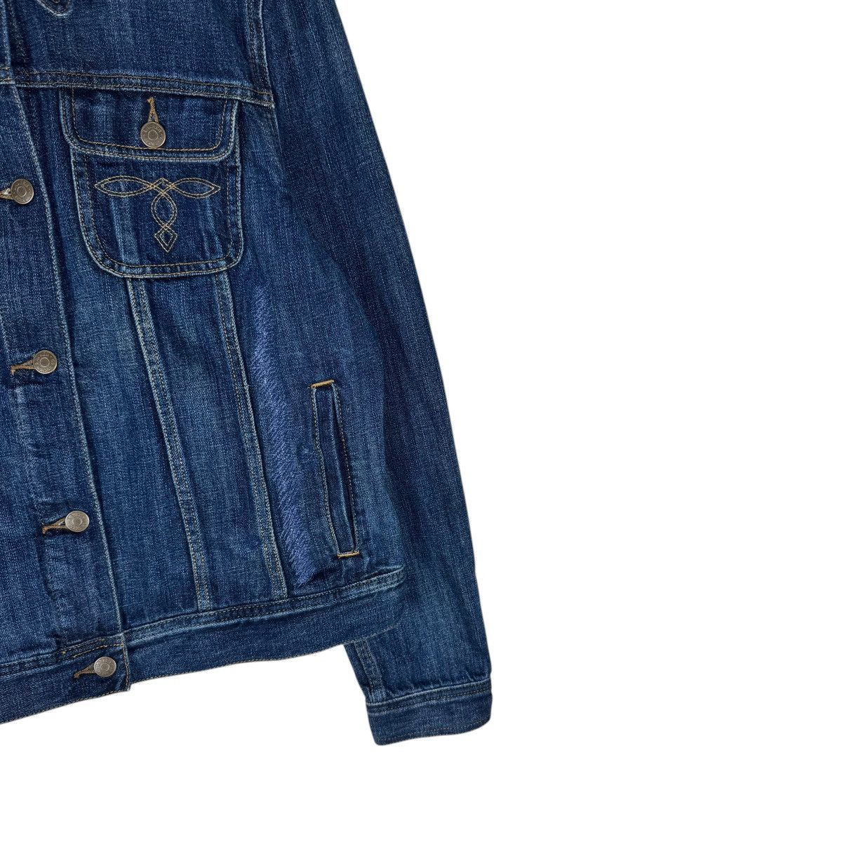 Lauren Ralph Lauren 🔥 LAUREN RL NATIVE DENIM CUSTOM JACKET Size L / US 10 / IT 46 - 6 Thumbnail