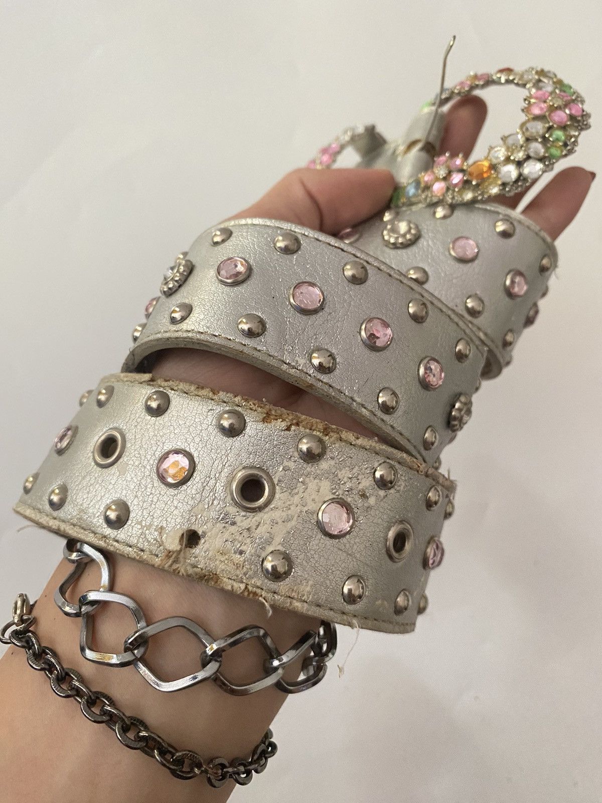 Beauty Beast × If Six Was Nine × Vintage vintage studded leather belt Size ONE SIZE - 2 Thumbnail