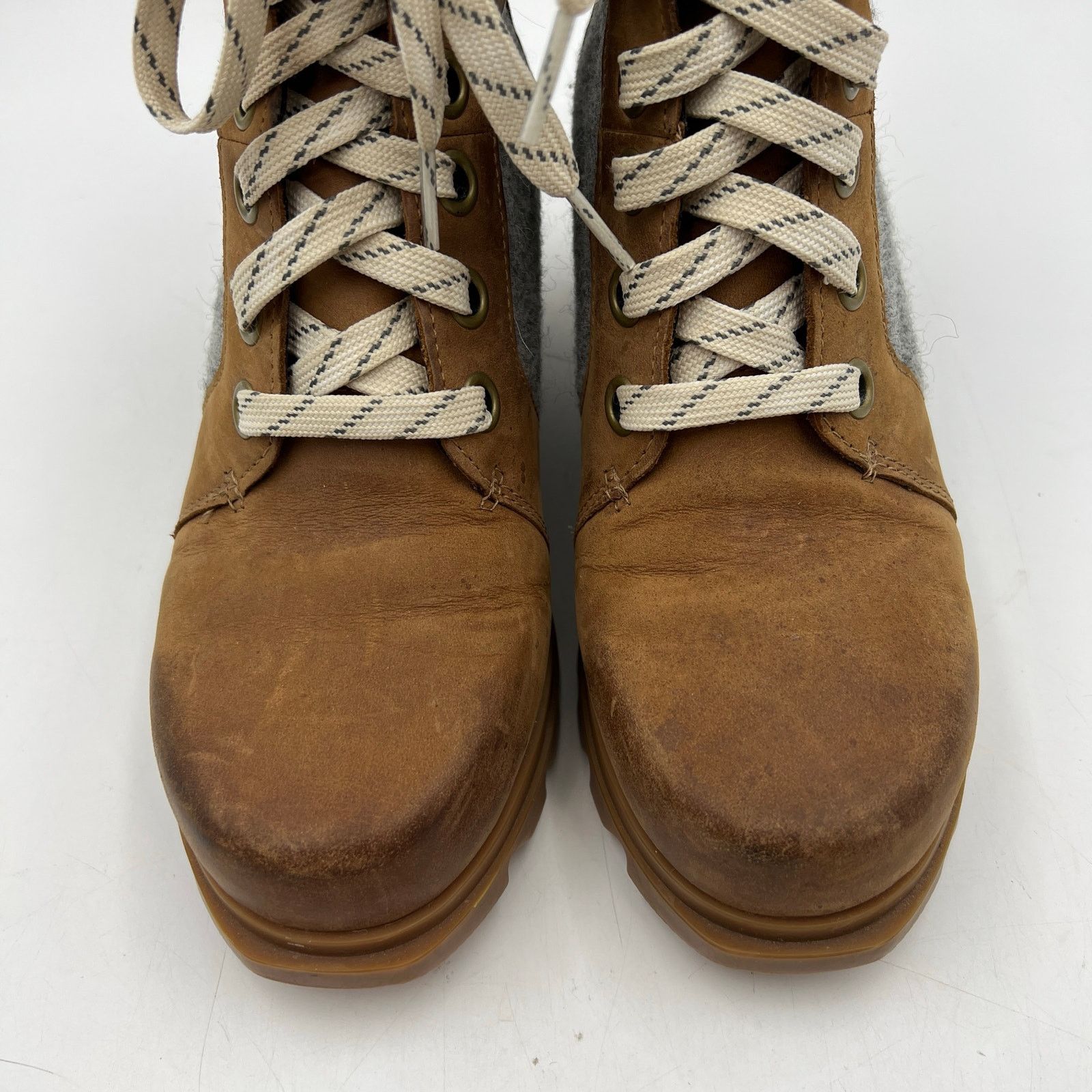 SOREL Sorel Joan of Arctic Wedge III Lexie Bootie Tan Nubuck Size US 8 / IT 38 - 5 Thumbnail