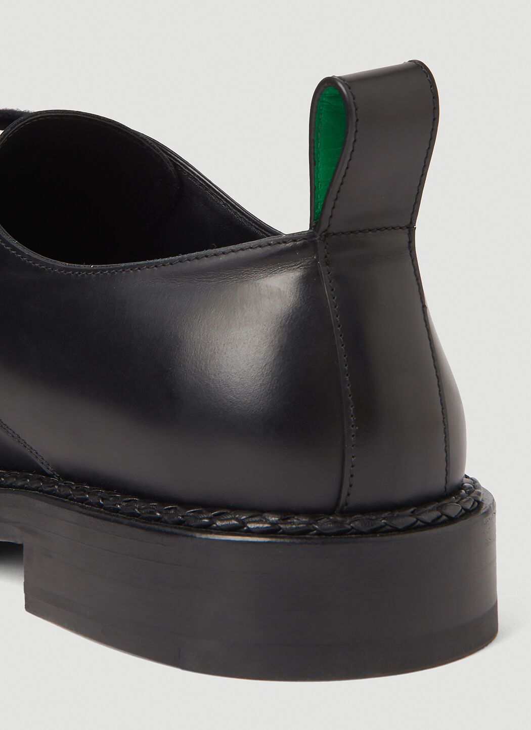 Bottega Veneta o1bcso1str0824 Strut Lace-Up Shoes in Black Size US 12 / EU 45 - 4 Thumbnail
