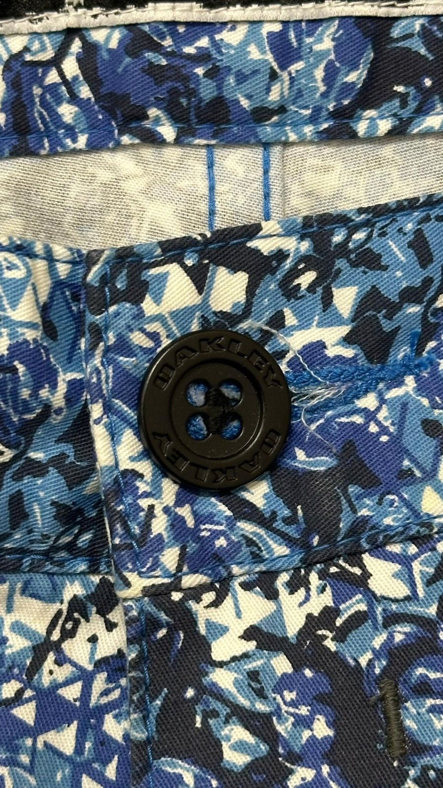 Oakley Oakley men's blue Skull 3D straight-leg golf pants. Size US 34 / EU 50 - 6 Thumbnail