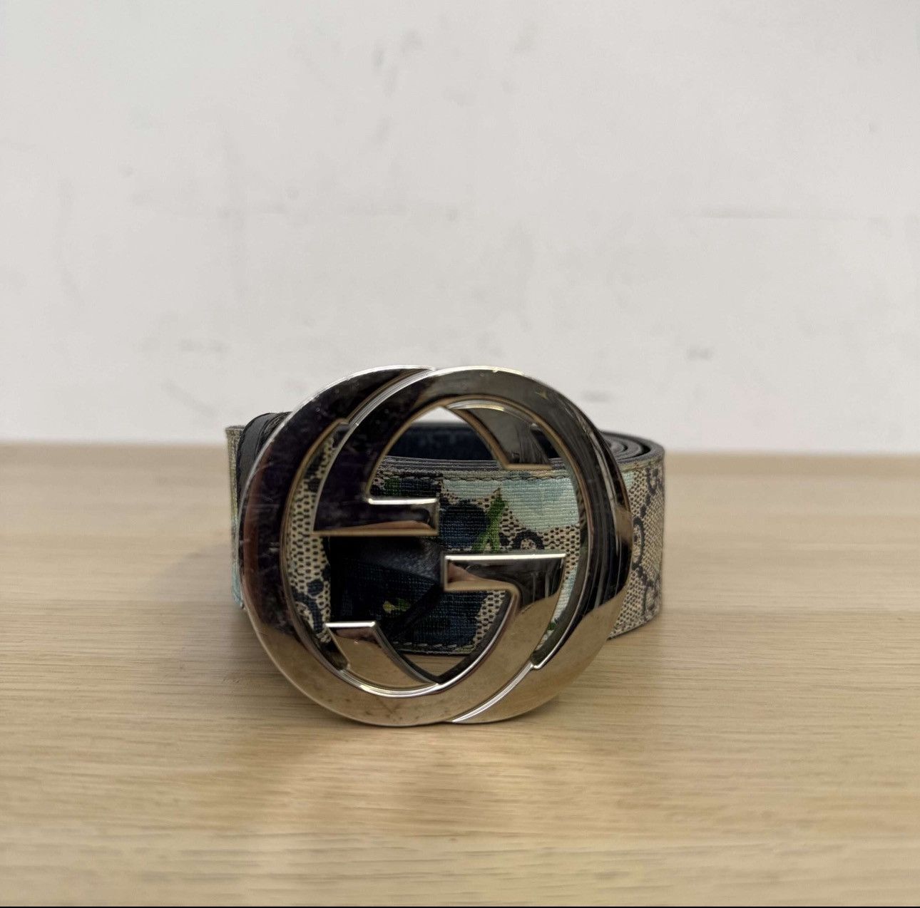 Gucci Gucci Monogram Floral Belt Size 30 - 1 Thumbnail