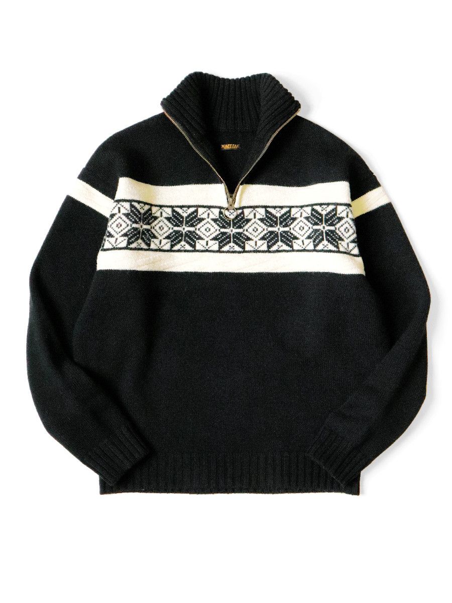 Kapital Kapital 5G Wool Snow Half ZIP Sweater Size US S / EU 44-46 / 1 - 1 Thumbnail
