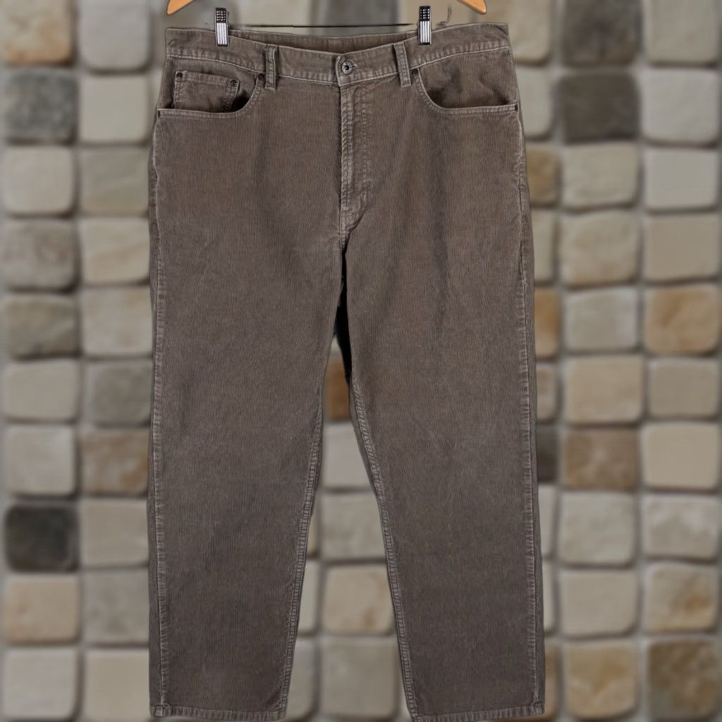 Vintage L.L. Bean Corduroy Pants Mens 38x32 Brown Cotton 5 Pocket Size US 38 / EU 54 - 1 Thumbnail