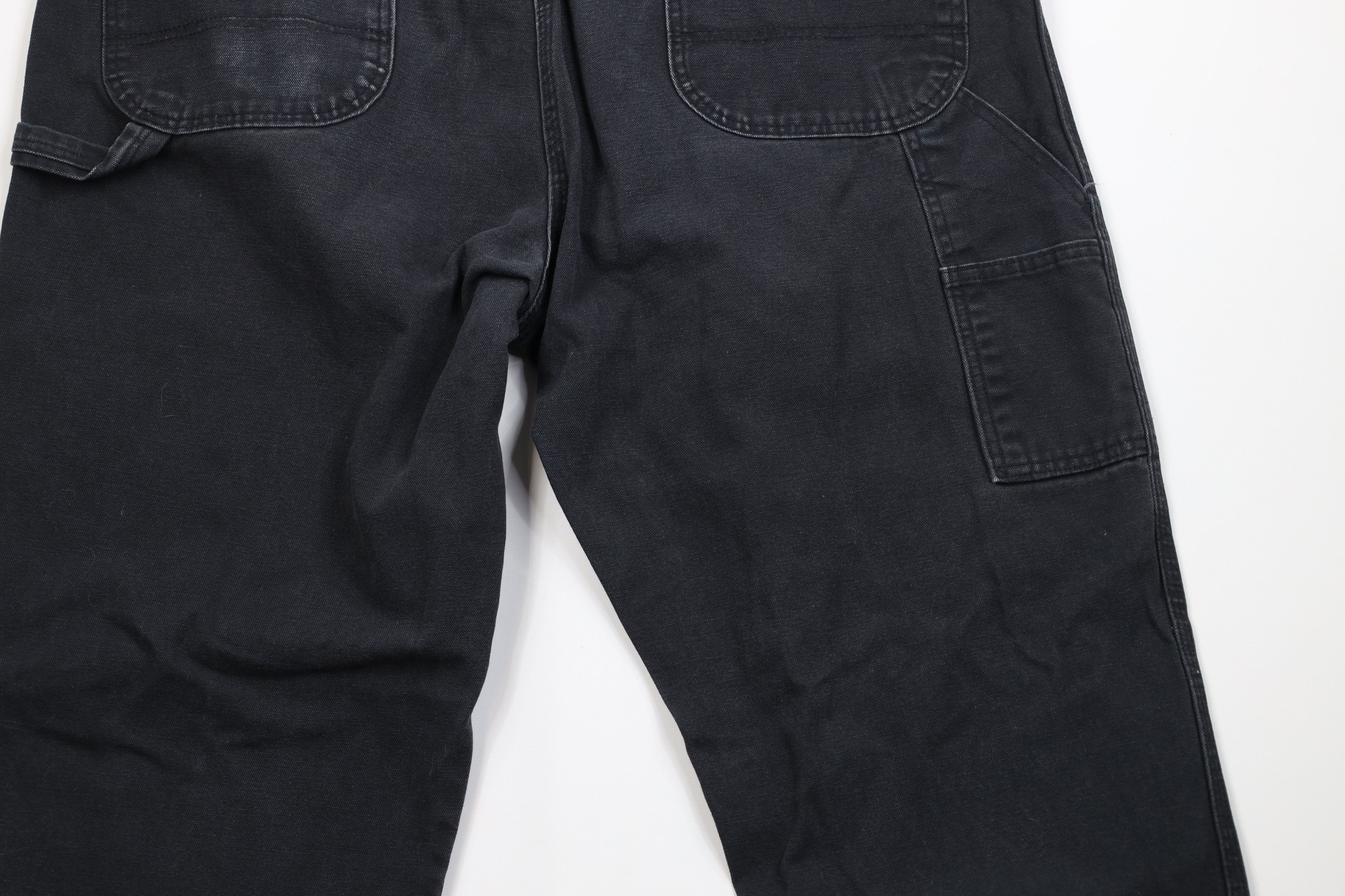 Dickies Vintage Y2K Dickies Wide Leg Dungaree Pants Black Cotton Size US 42 / EU 58 - 12 Thumbnail