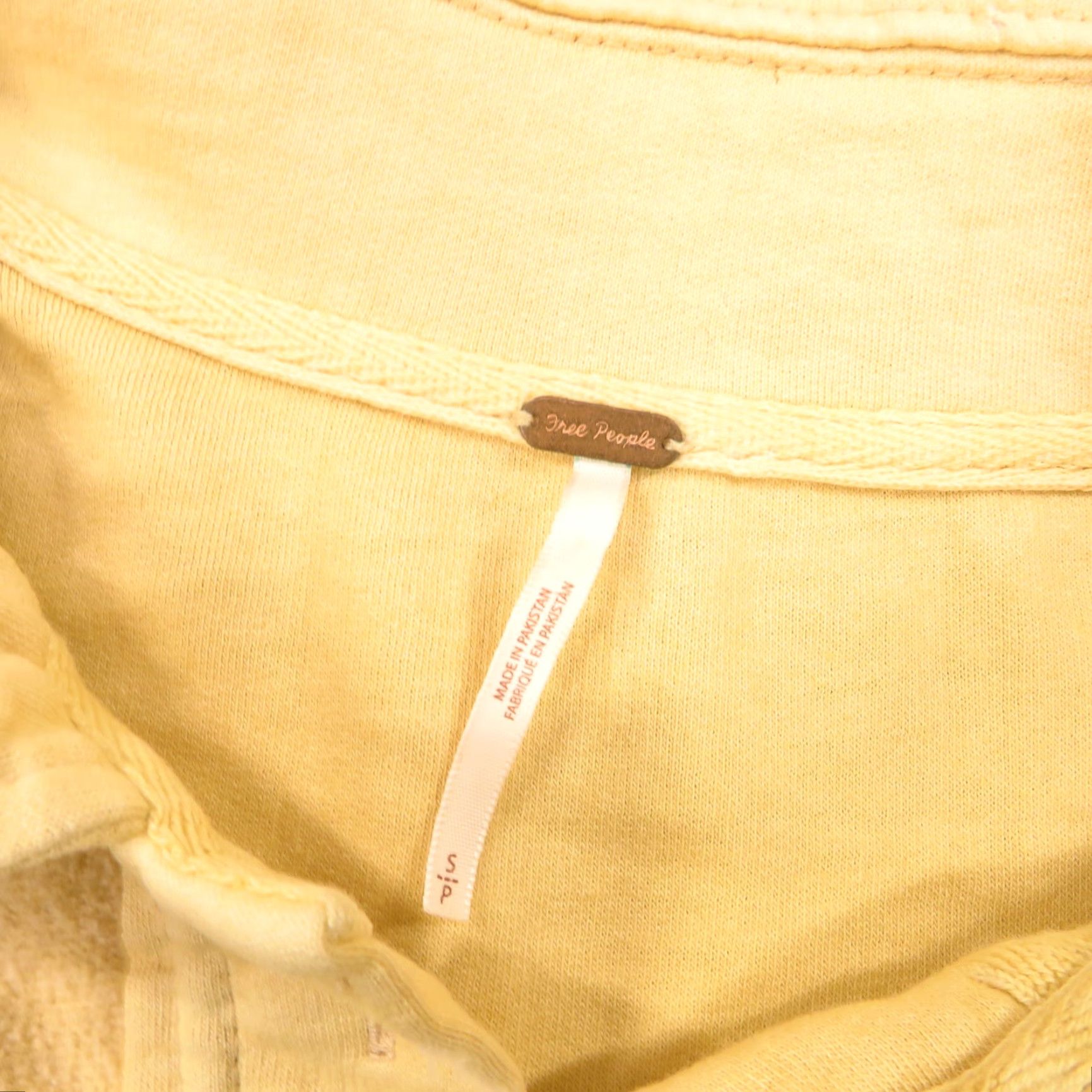 Free People Free People Shirt Womens Small Cream Oversized Shacket Jacket Button-Up Casual Sleeve Pockets Size S / US 4 / IT 40 - 5 Thumbnail