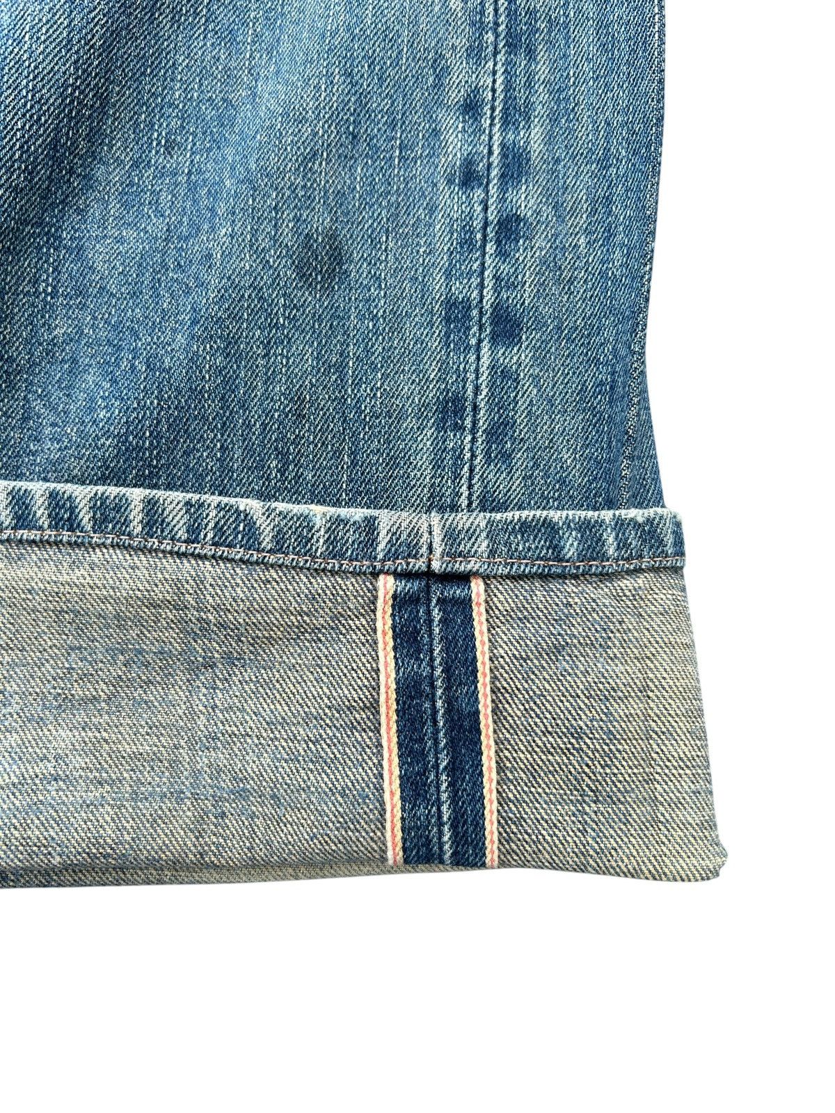 Japanese Brand × Kapital × Vintage Edwin Selvedge Distressed Rusty mud Wash Denim Size US 28 / EU 44 - 2 Thumbnail