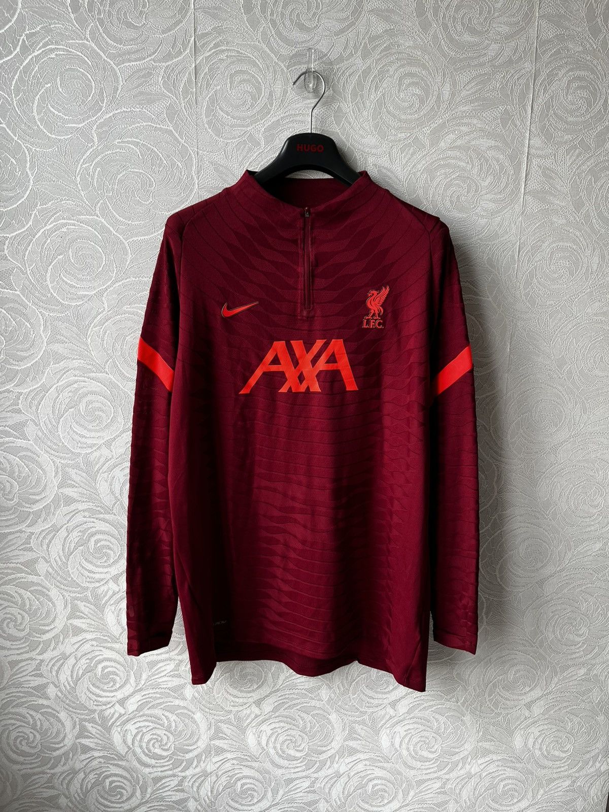 Nike FC Liverpool 2021/22 Training Nike shirt soccer Long Sleeve Size US XXL / EU 58 / 5 - 1 Thumbnail