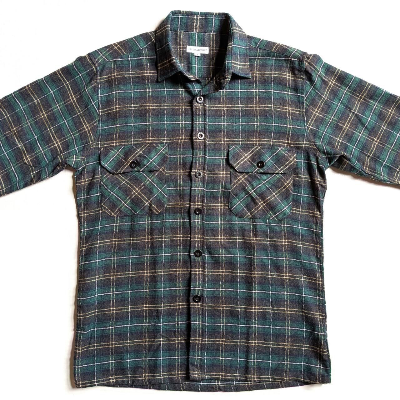 Other JBC Collection Green Check Long Sleeve Flannel Shirt Size US S / EU 44-46 / 1 - 2 Thumbnail