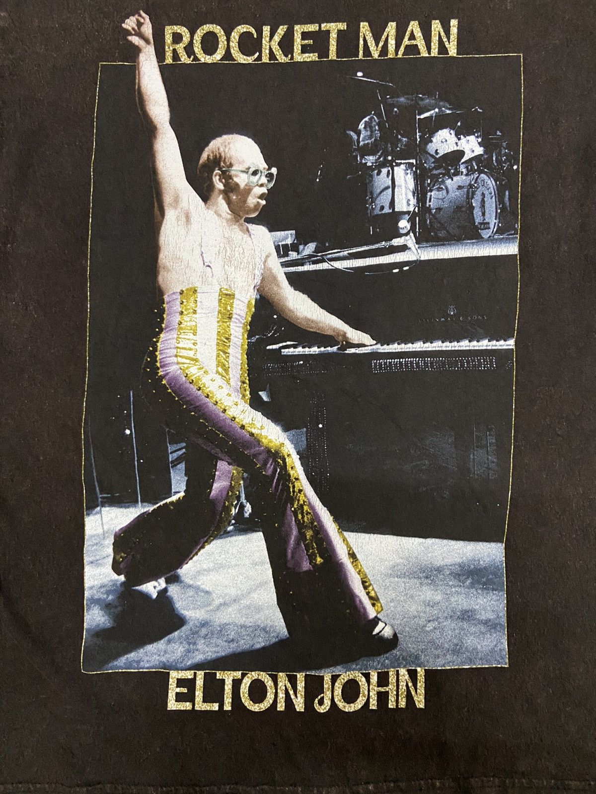 Band Tees ELTON JOHN ROCKET MAN GRAPHIC TEE Size M / US 6-8 / IT 42-44 - 7 Thumbnail