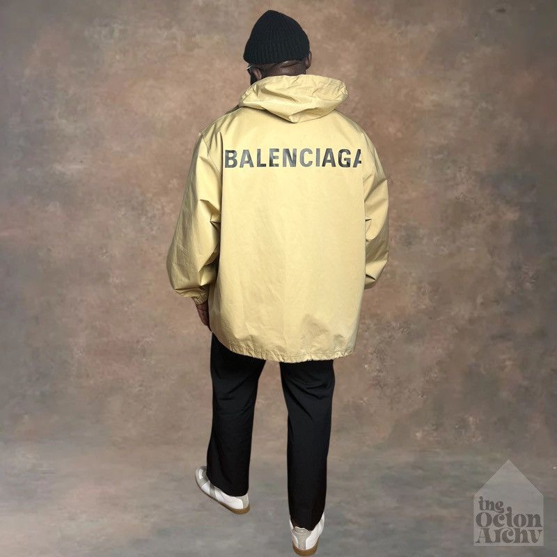 Balenciaga Balenciaga Hooded Printed Shell Jacket Unisex Pre-Owned Size US L / EU 52-54 / 3 - 9 Thumbnail