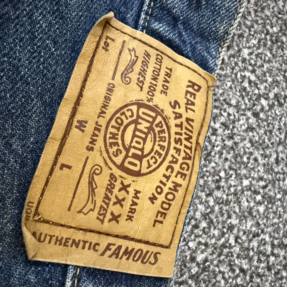 Undercover × Uniqlo 🔥🇯🇵 Vintage Rare Japanese Uniqlo Famous Faded Denim Size US 28 / EU 44 - 9 Thumbnail