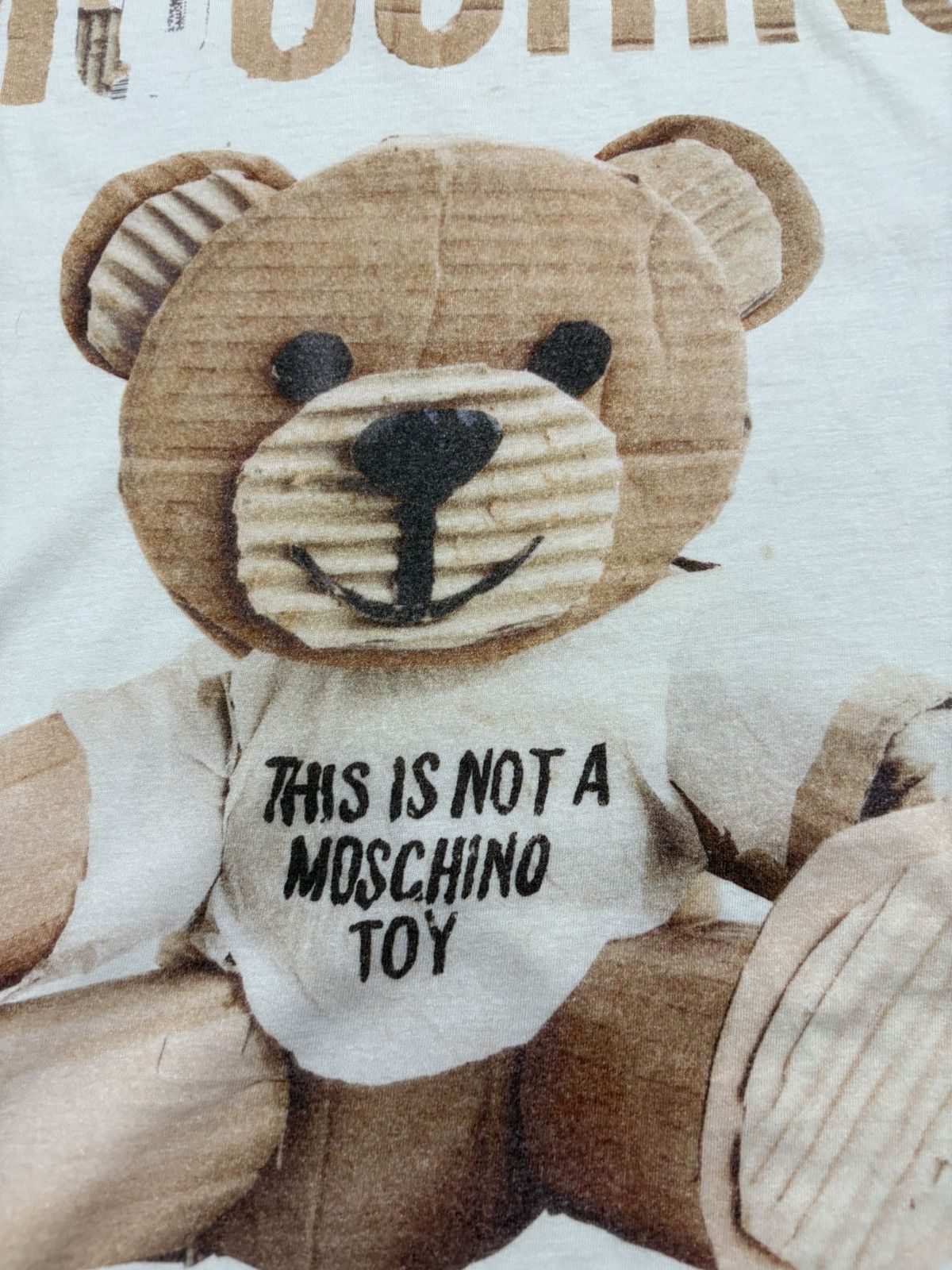 Moschino Moschino This Is Not A Moschino Toy Teddy Bear T-Shirt Size XXS / US 00 / IT 34 - 7 Thumbnail