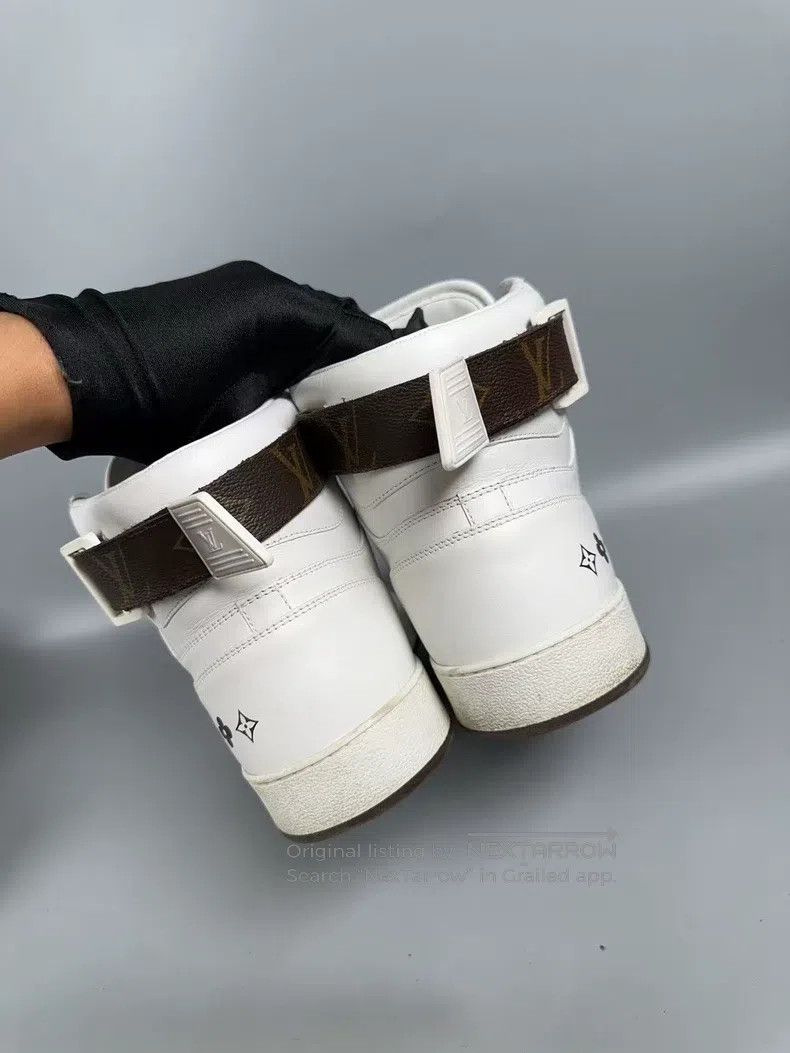 Louis Vuitton Louis Vuitton White riboli high-top casual shoes Size US 7 / EU 40 - 5 Thumbnail