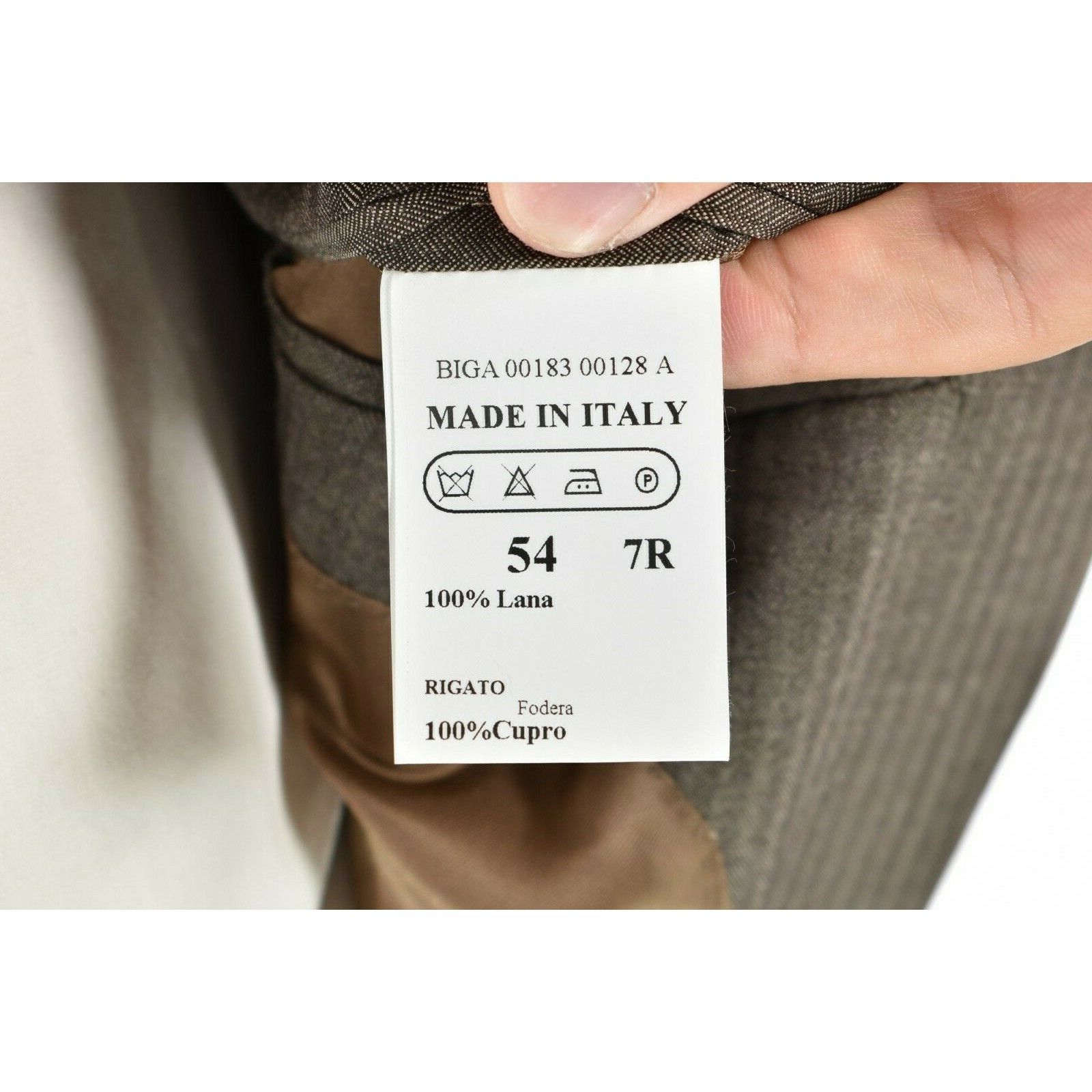 Isaia isaia Suit Size US 44 Regular in Brown Size 44R - 9 Thumbnail