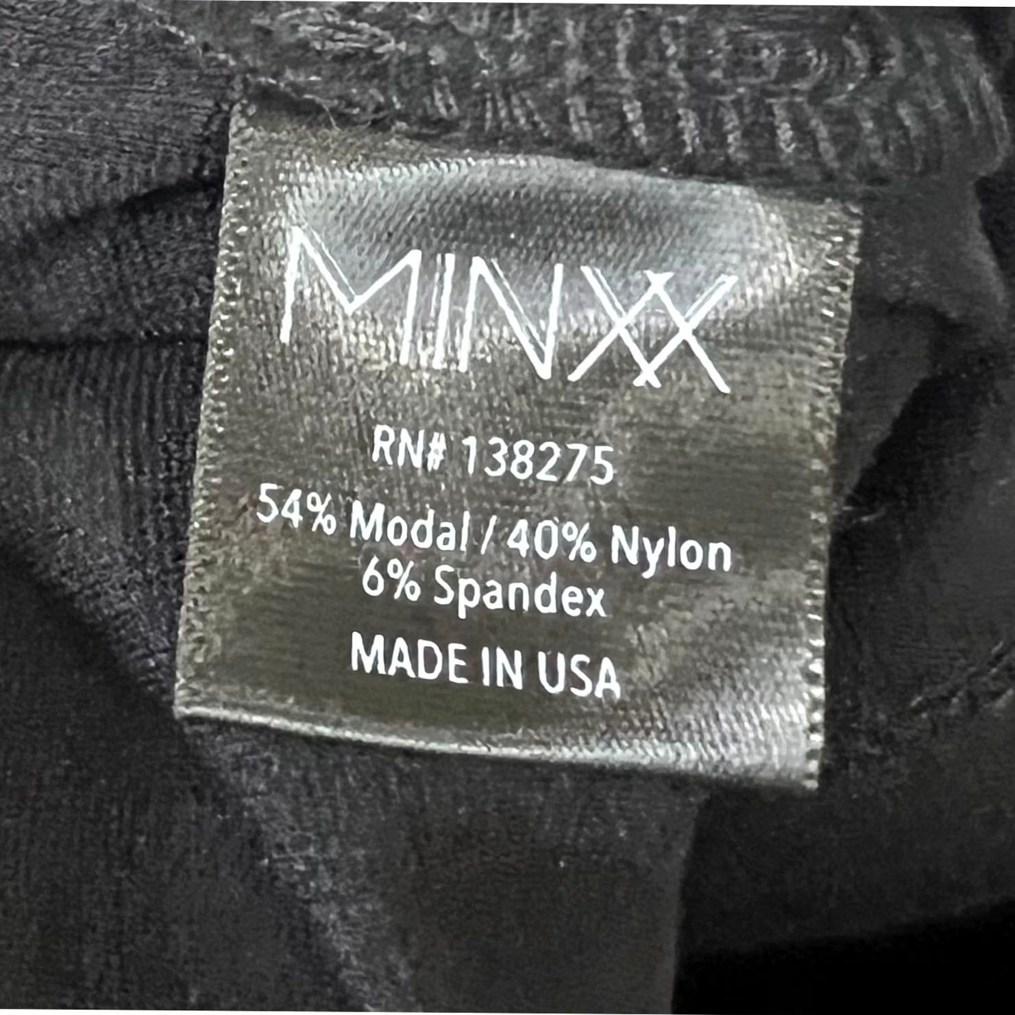 Vintage VINTAGE Minxx Leggings Faux Leather Black Pull On Pants Women’s Size L Size 36" / US 14 / IT 50 - 6 Thumbnail